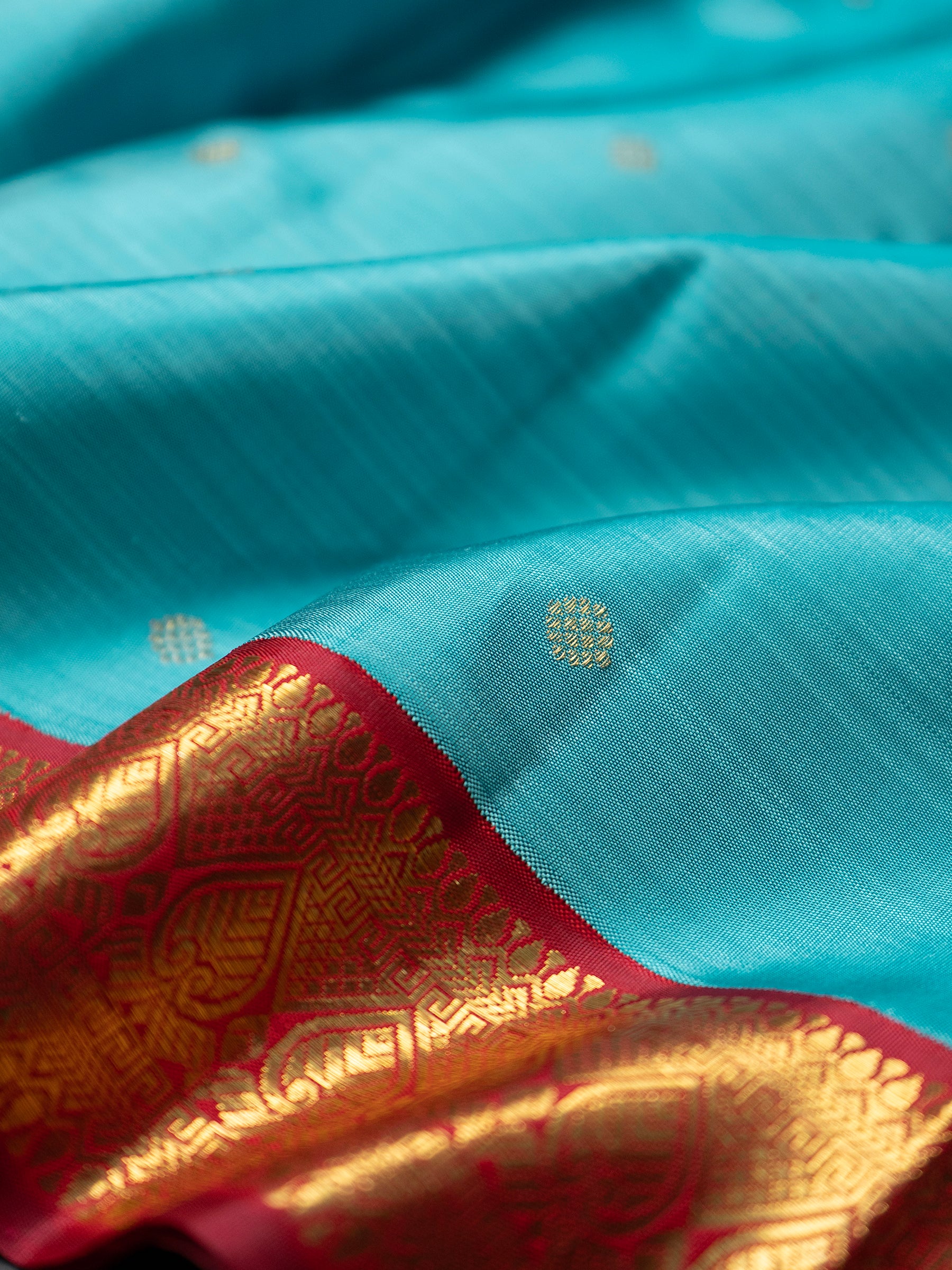 Alagu Aanadha blue korvai Kanjipuram Silk Saree CLSA10018