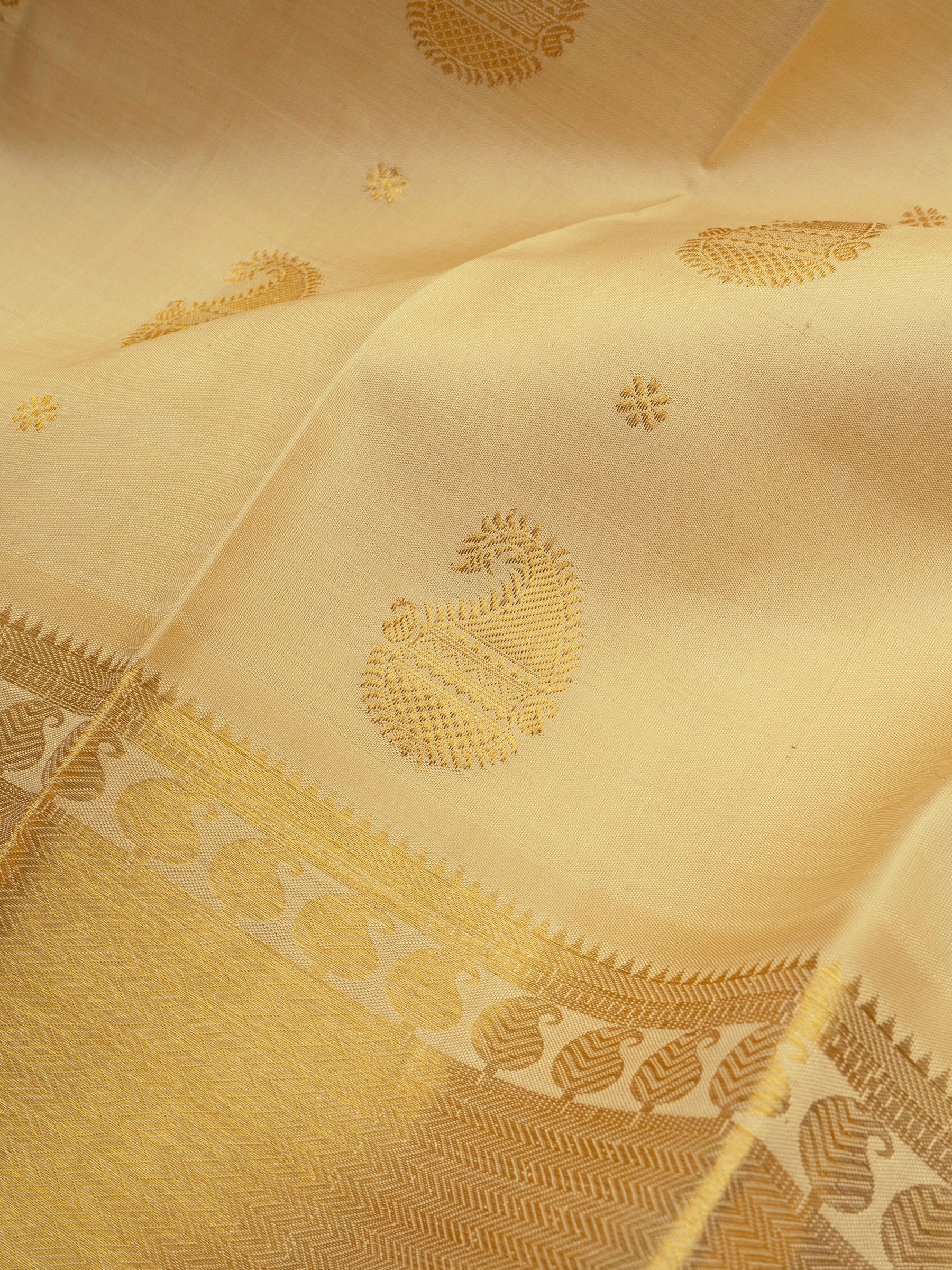 Off sandal manga butta /Arani Silk Saree CLSA10841