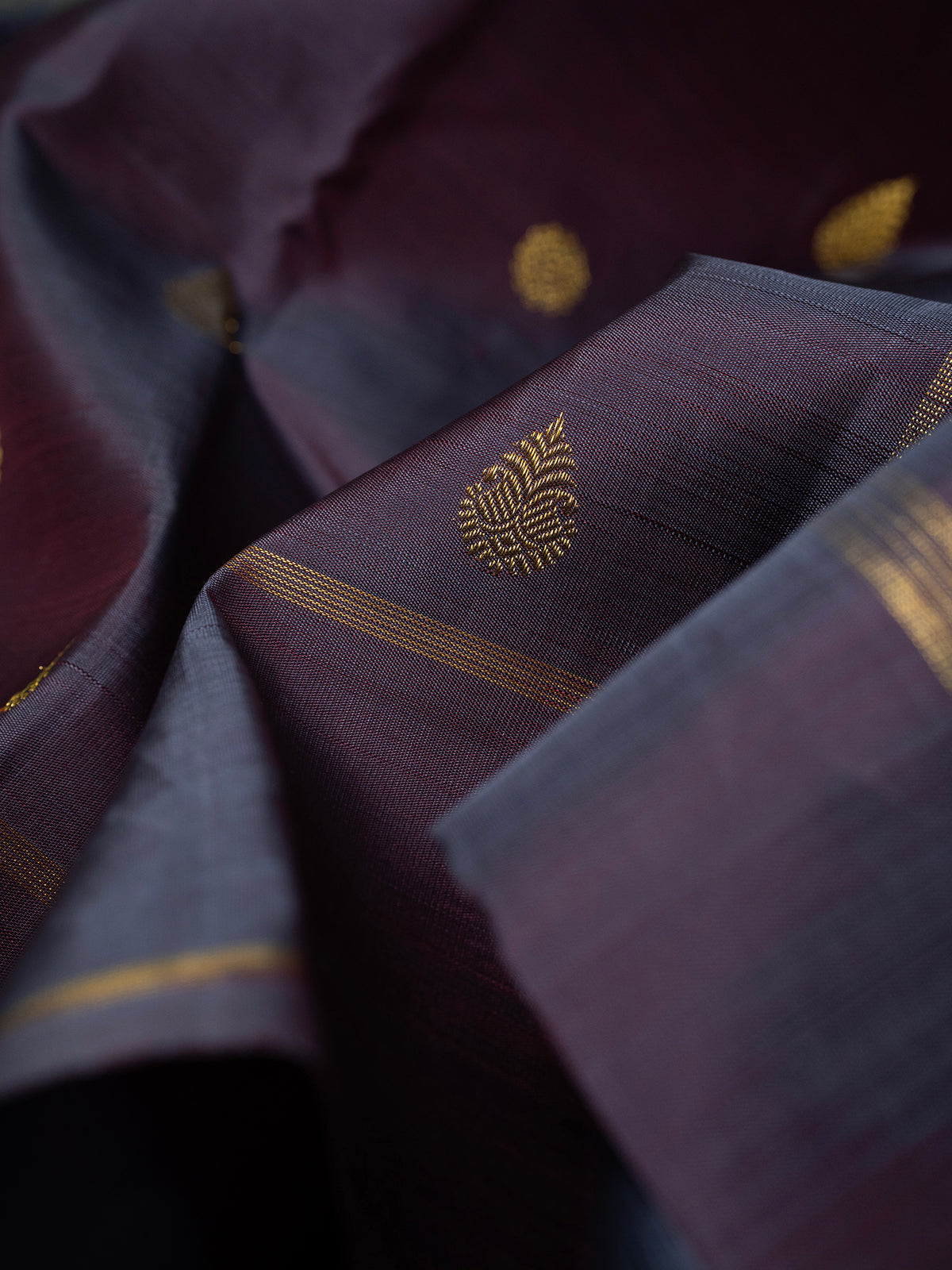 Double tone colour Kanjipuram Silk Saree CLSA9994