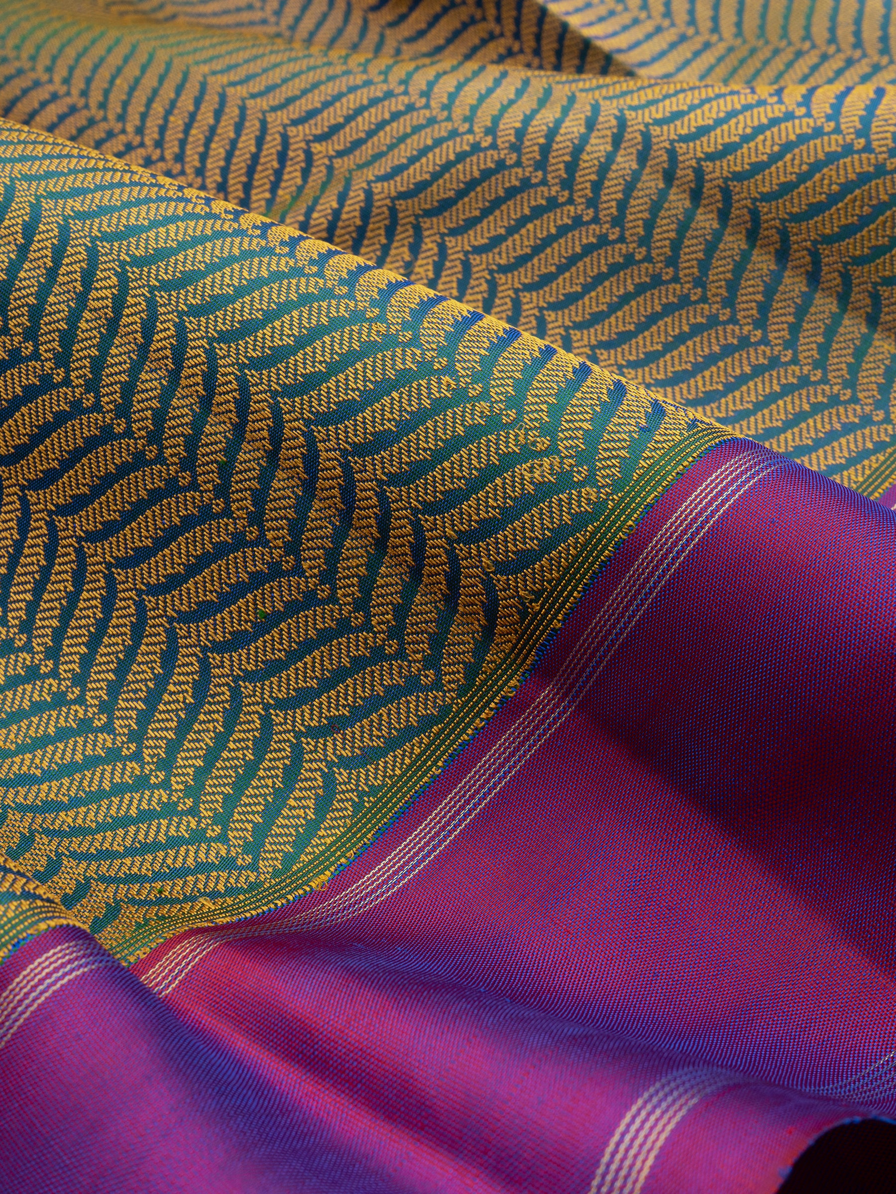 Thread work Kanjipuram Silk Saree CLSA6750