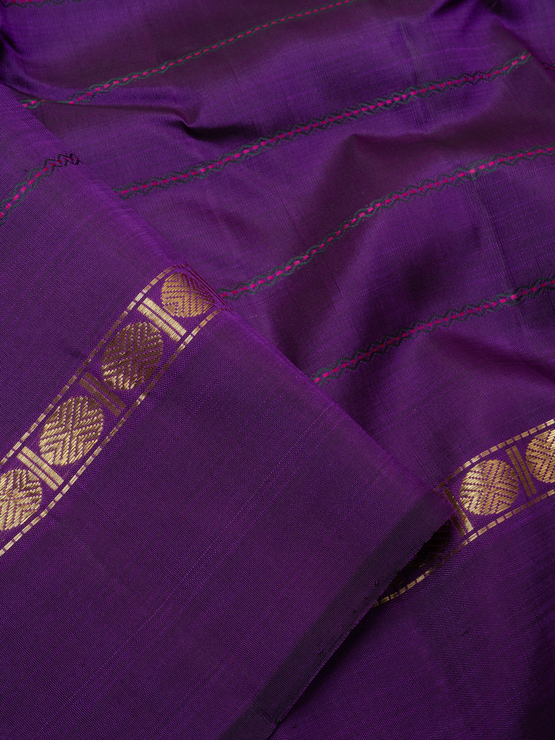 Deep purple veldhari/ Arani Silk Saree CLSA5711