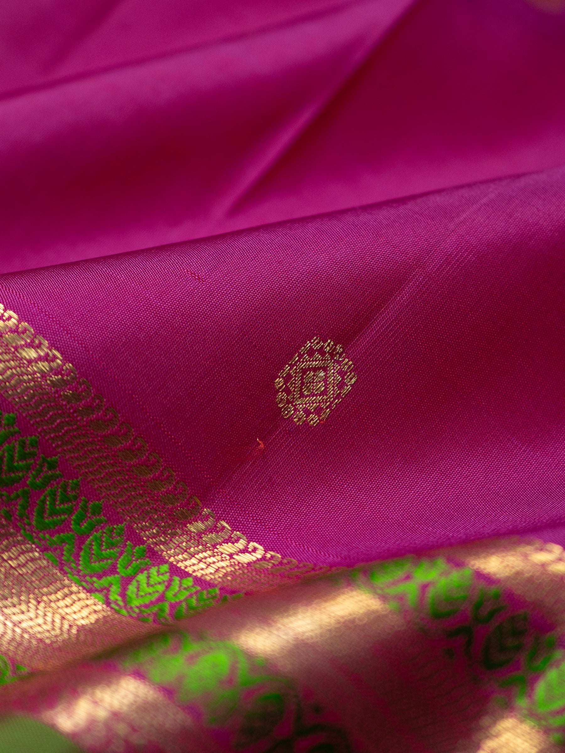Pink varisapet border/ Kanjipuram Saree CLSA6193