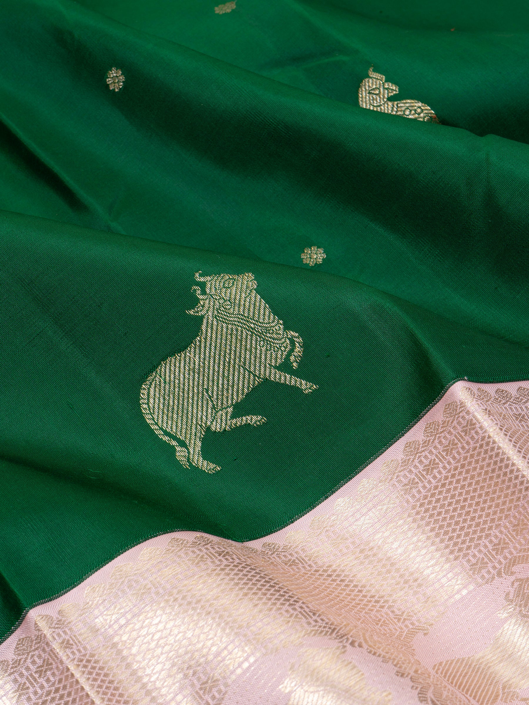 Green / Arani Silk Saree CLSA6865