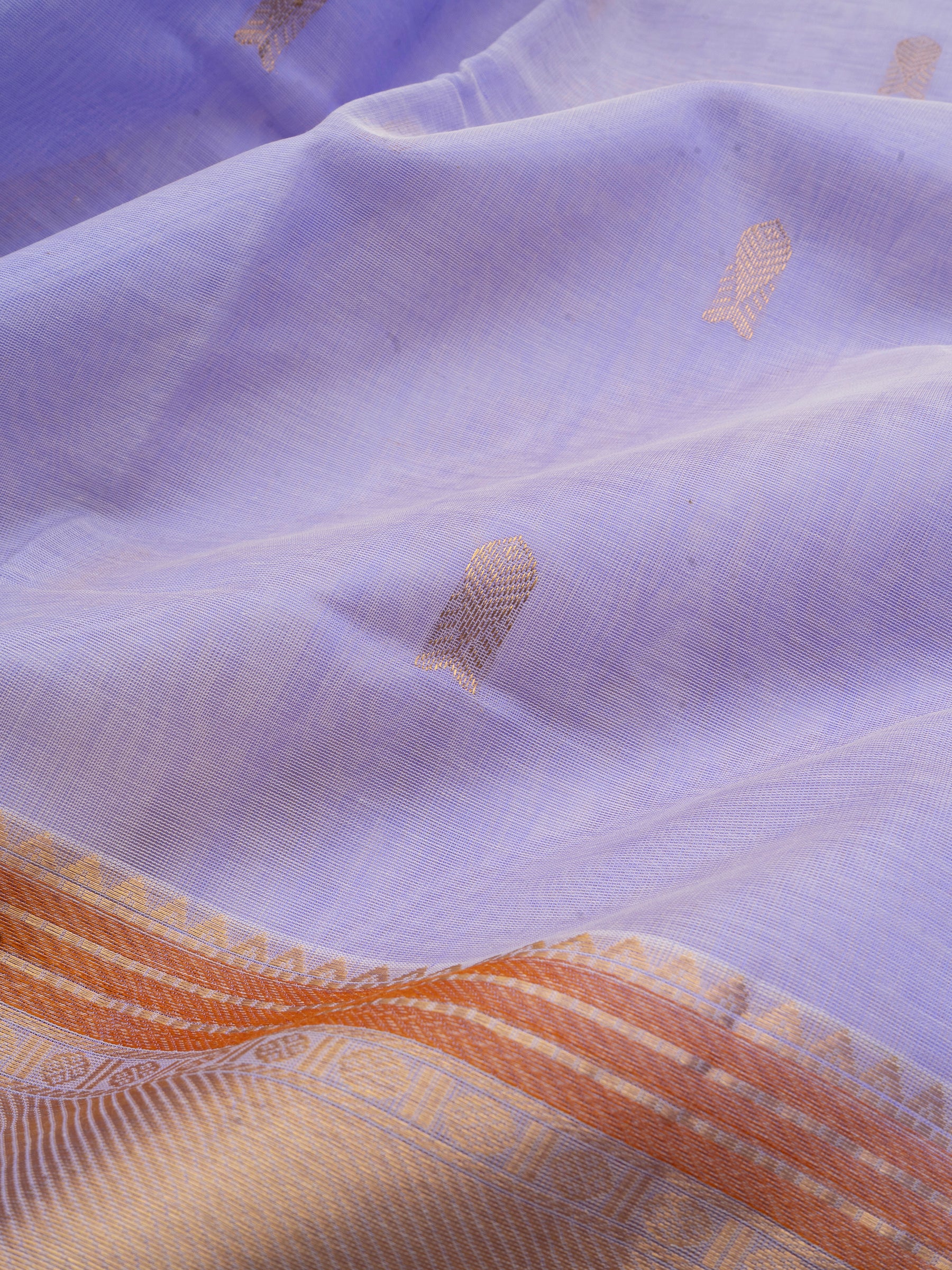 Paste lavender/ Silk Cotton Saree CLSA7246