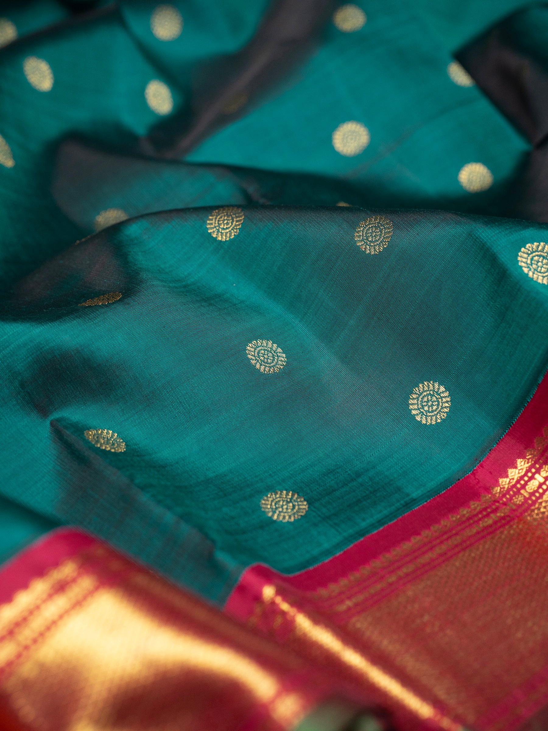Double Palla Korvai / Kanjipuram Silk Saree CLSA9910