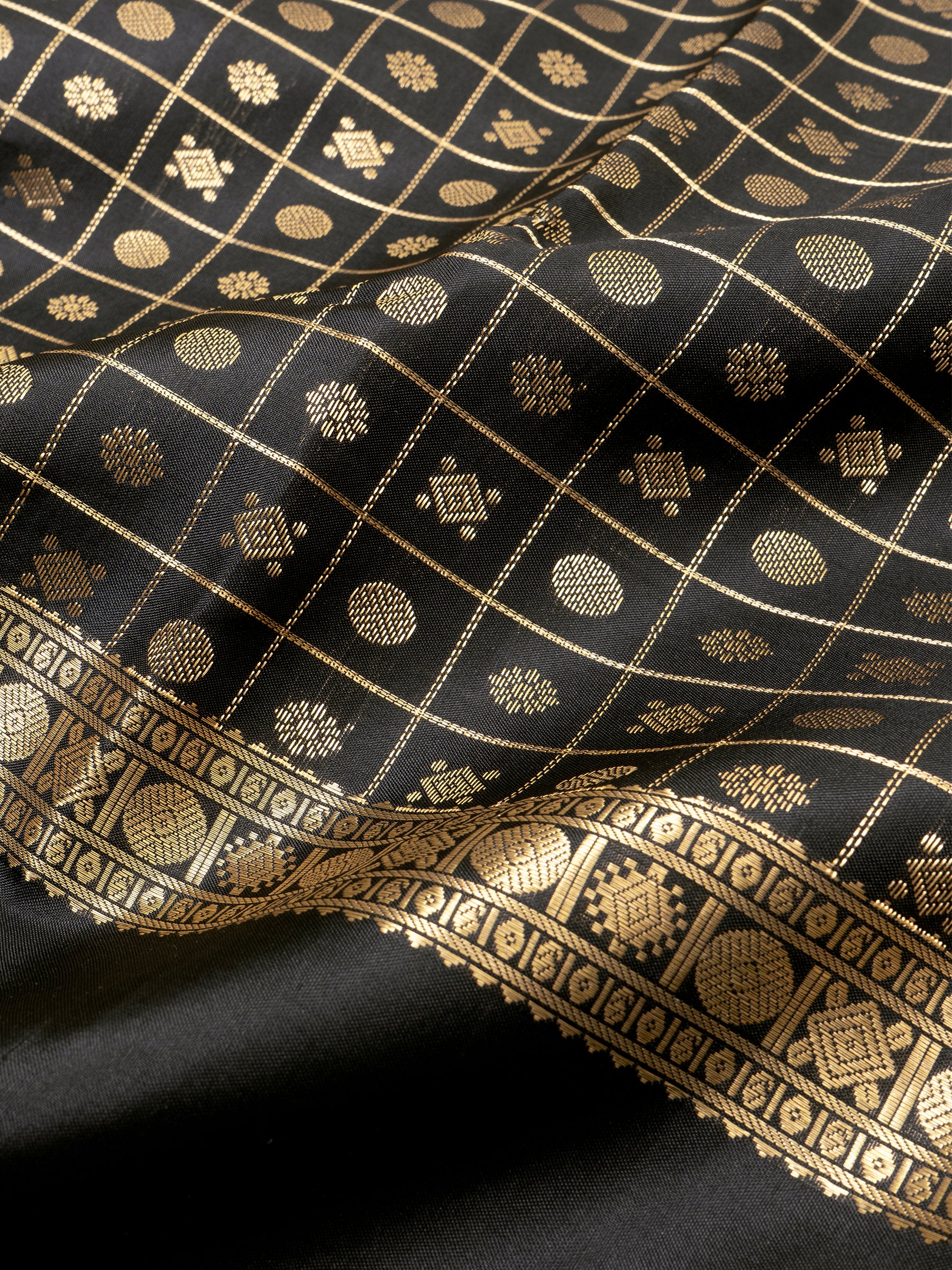 Black kattam butta - kili pallu/ special edition kanjipuram silk CLSA5153