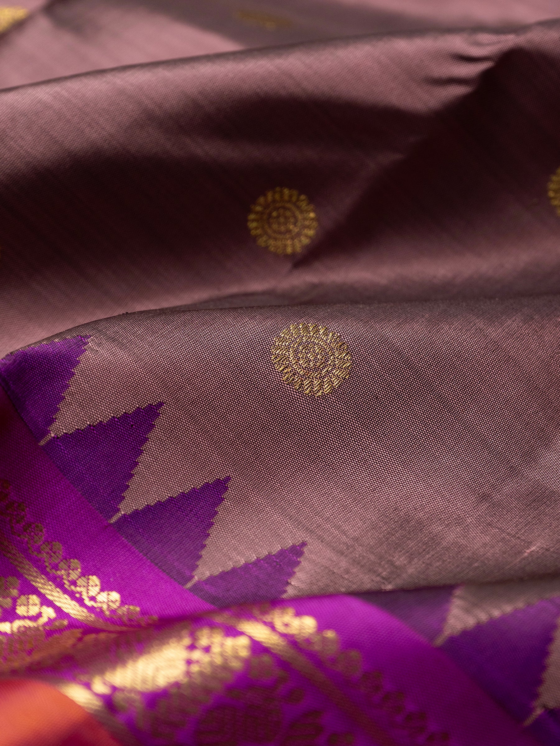 Mauve Korvai Kanjipuram Saree CLSA9479