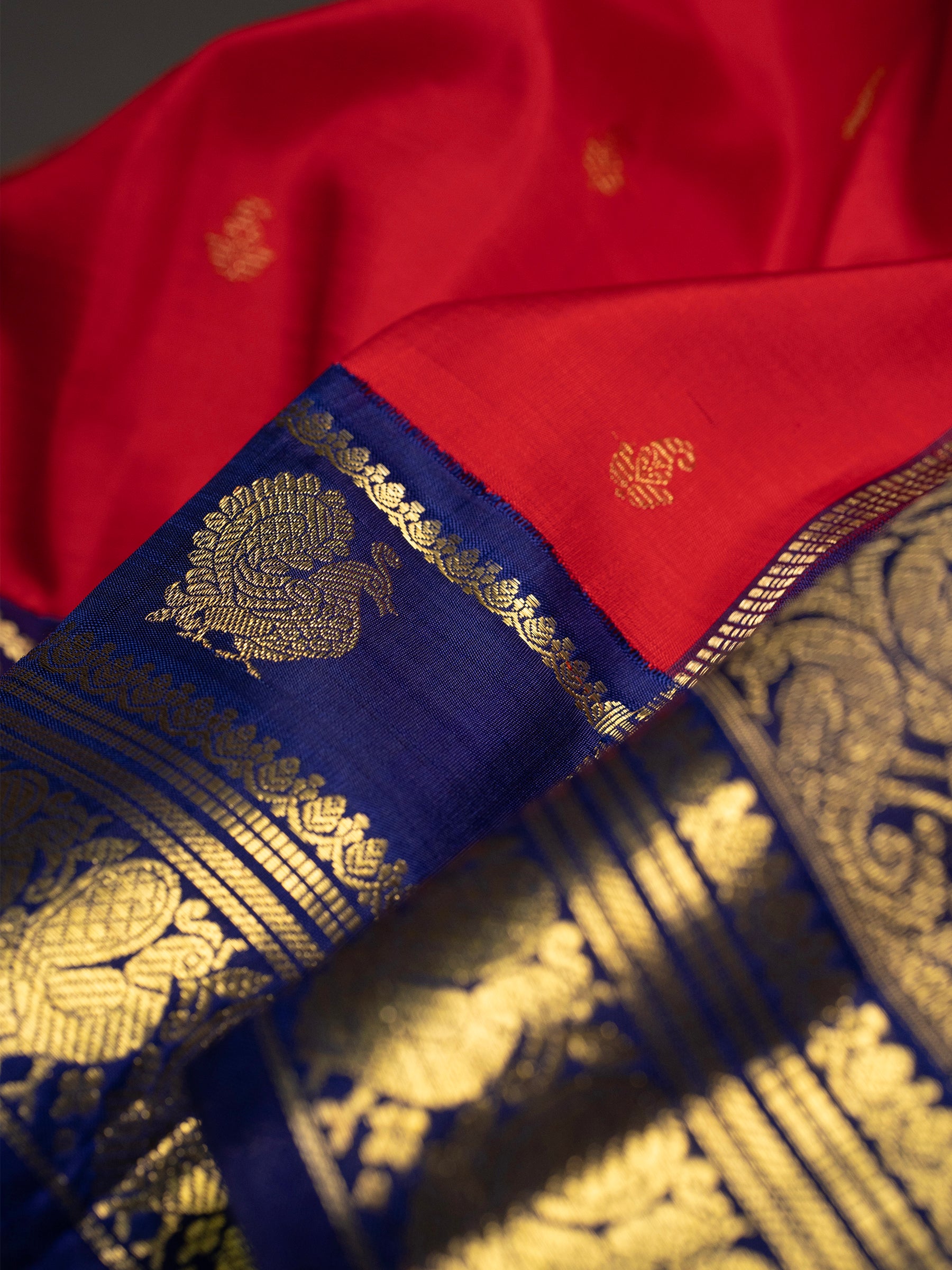 Red Korvai / Kanjipuram Silk Saree CLSA8990