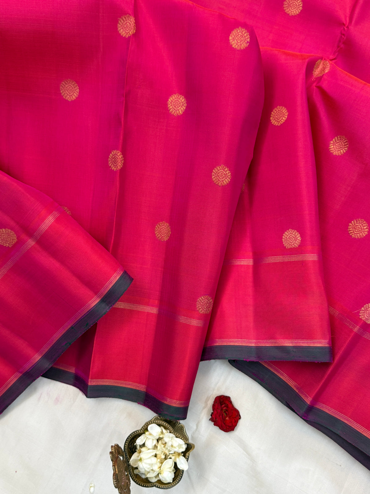 Kangambaram butta/Kanjipuram silk saree clsa 11592