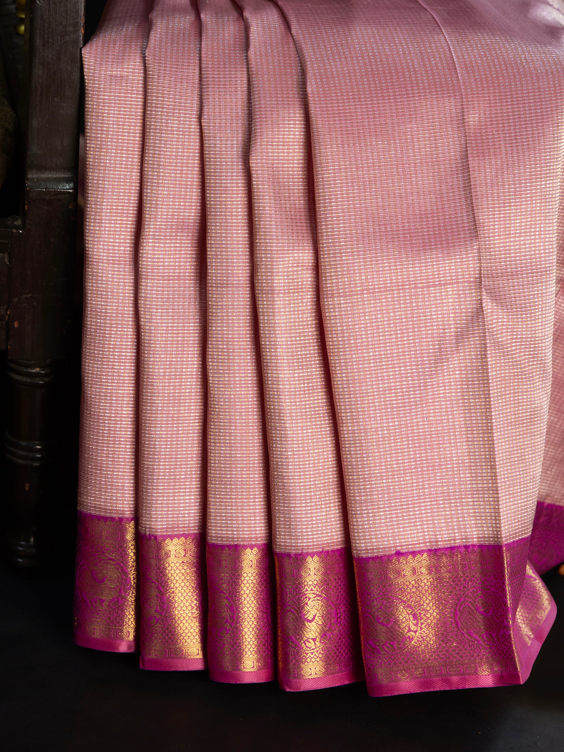 Tissue Oosi Korvai / Bridal Kanjipuram Silk Saree CLSA3617