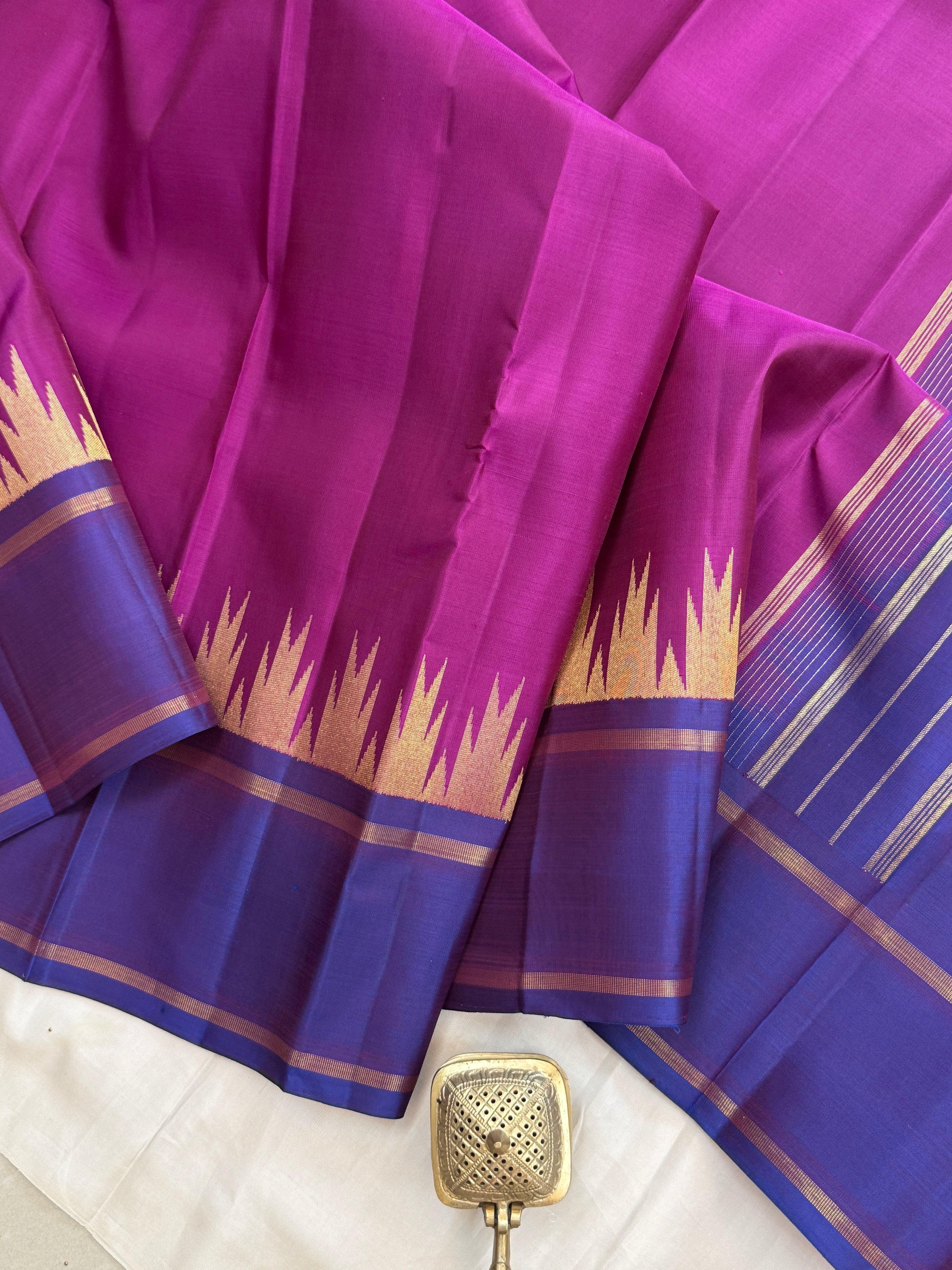 8 Kol / Kanjipuram silk saree clsa 11208