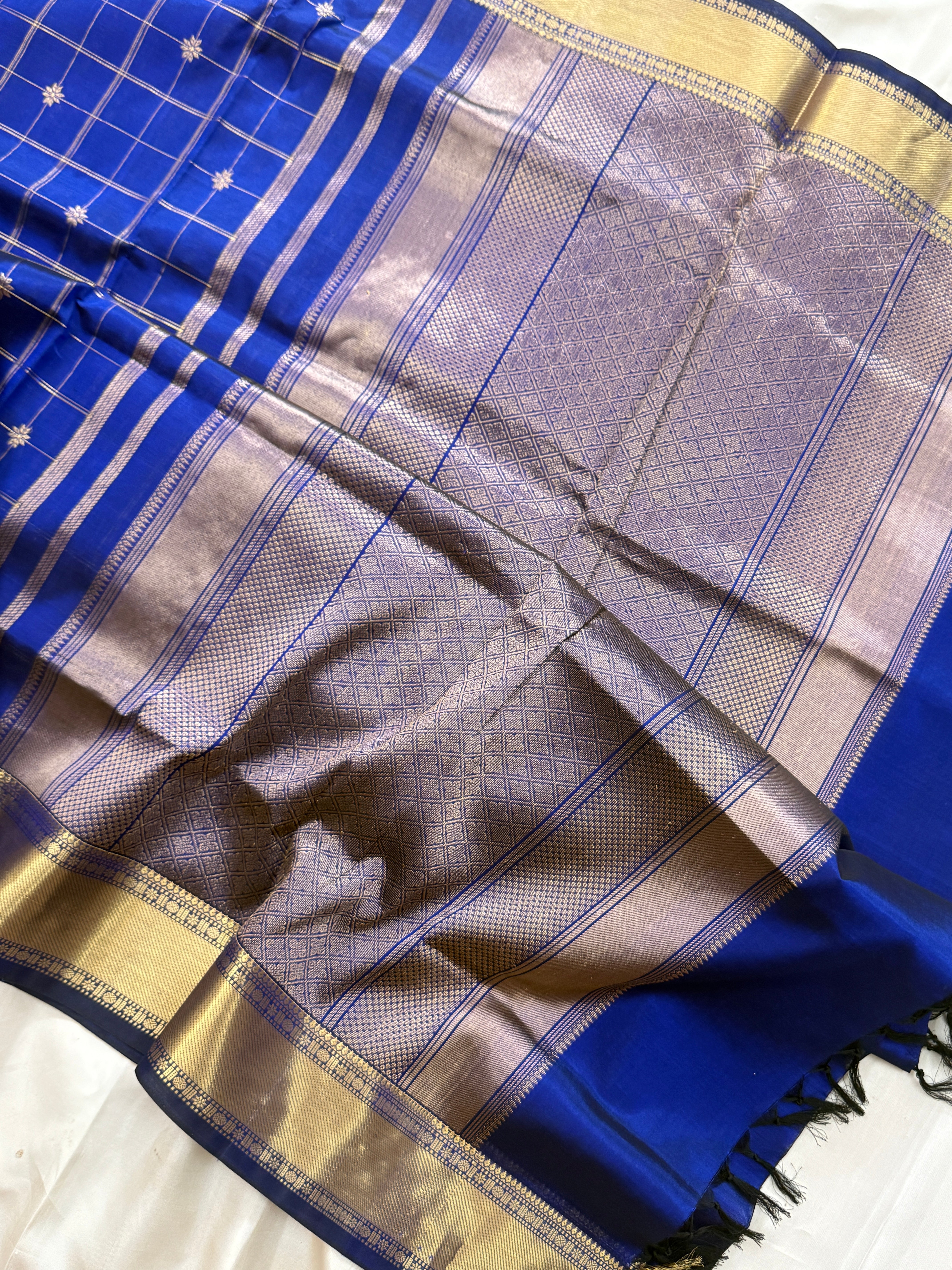 Checks star Butta silk cotton /CLSA11458