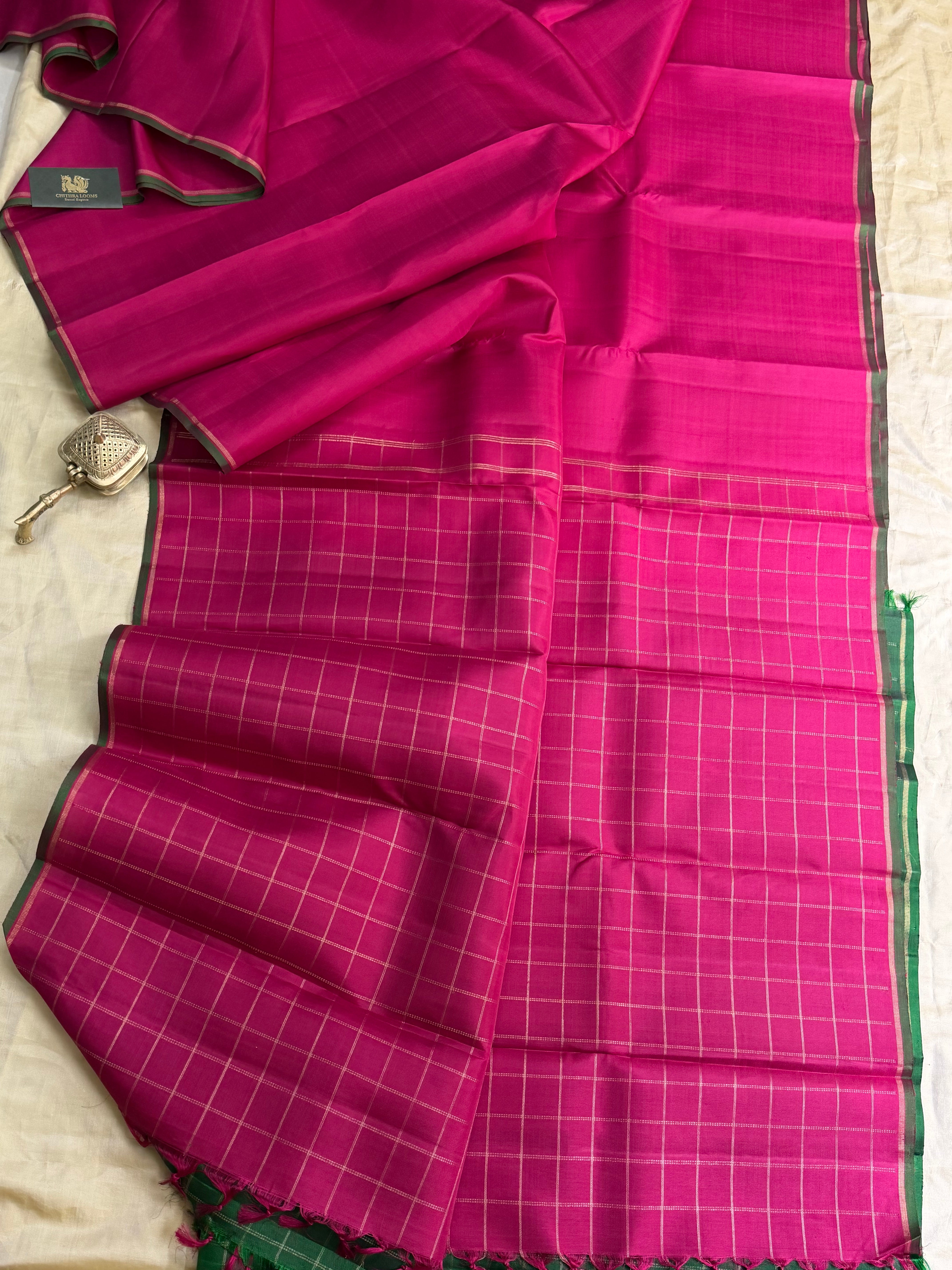 Araku palla Zari Kattam.   / Budget friendly Kanjipuram silk sarees