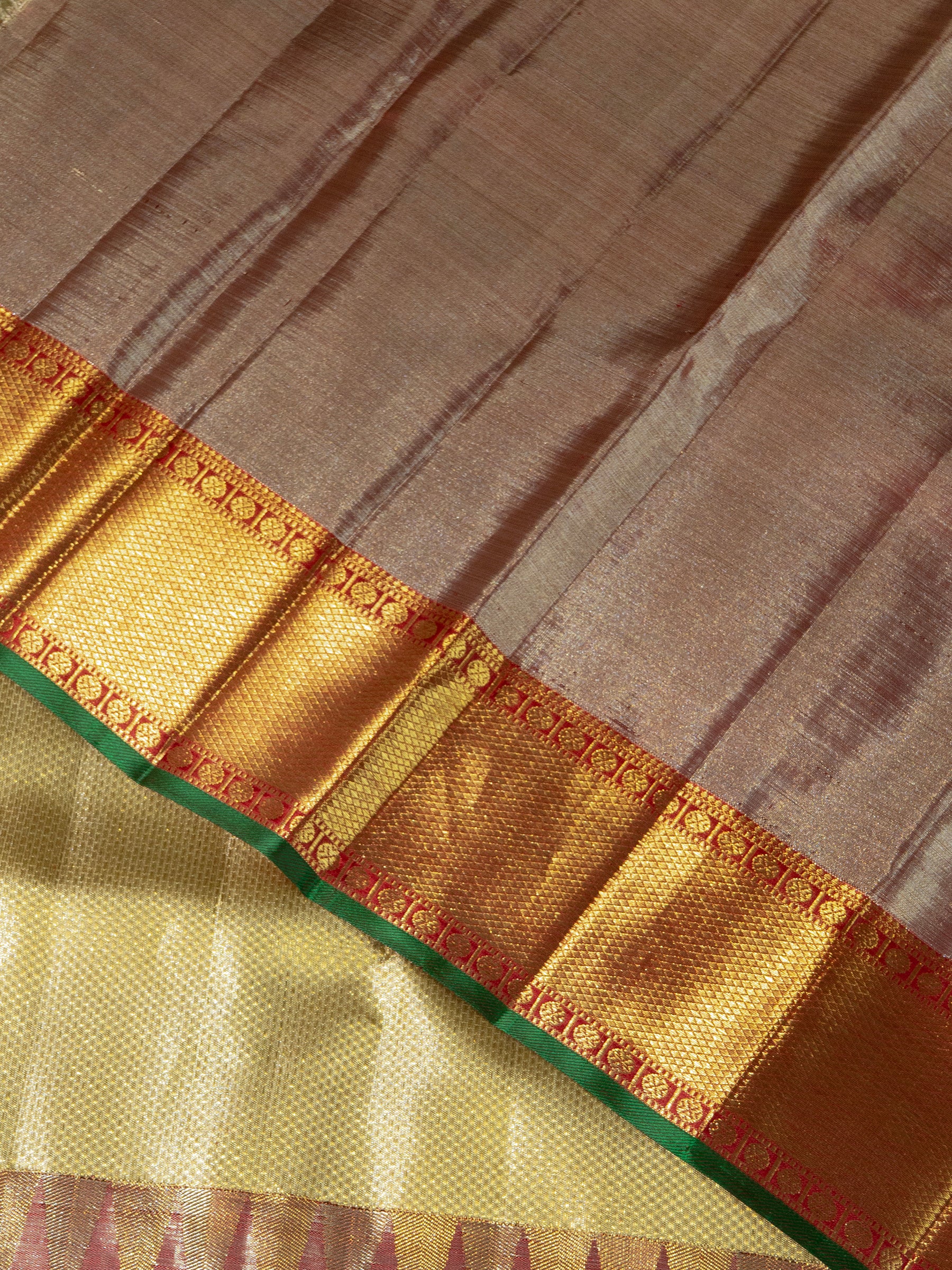 Tissue saree brocade one of a kind pure Zari Kanjipuram saree