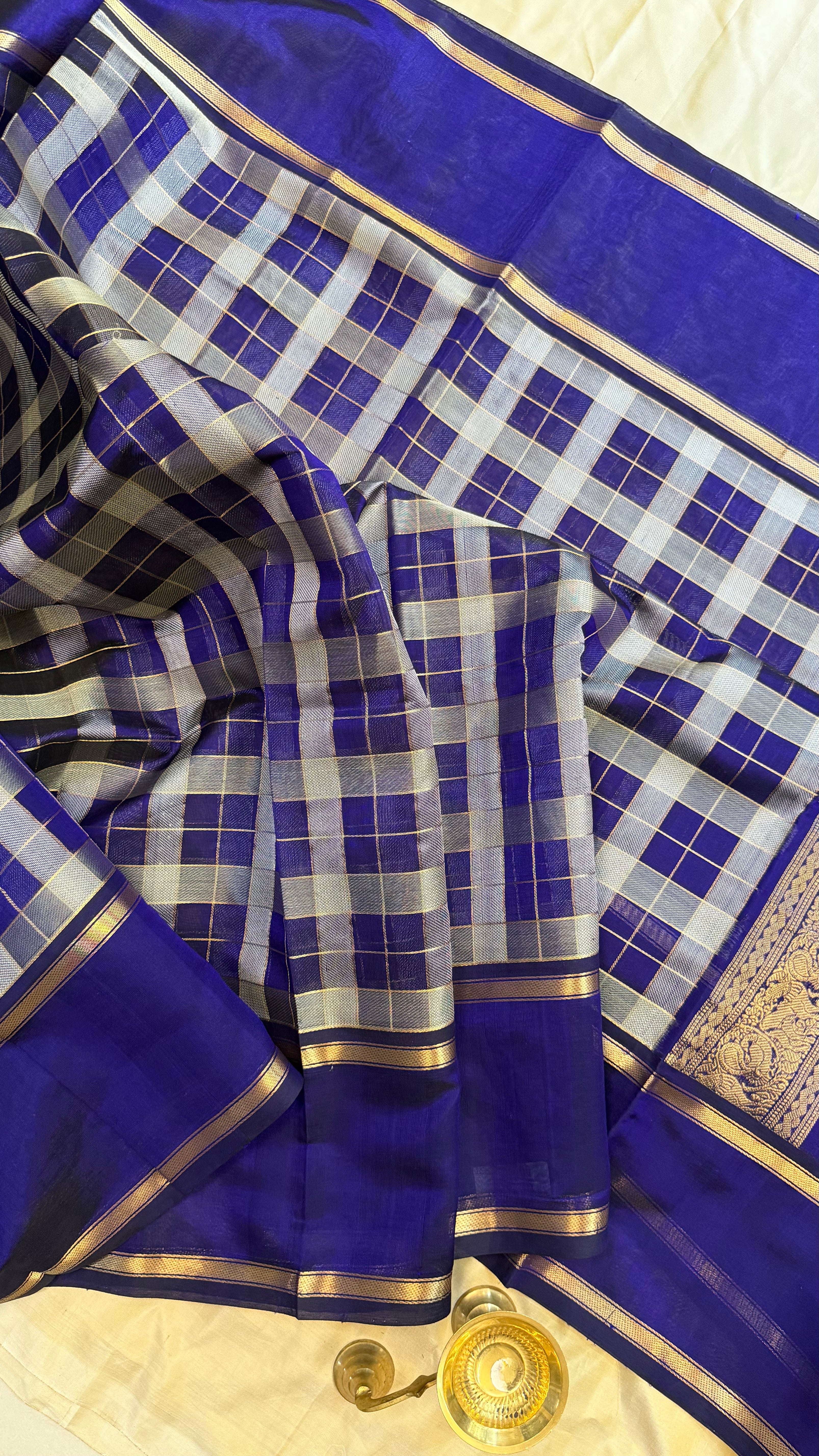 Purple Chettinad kattam/ Silk Cotton