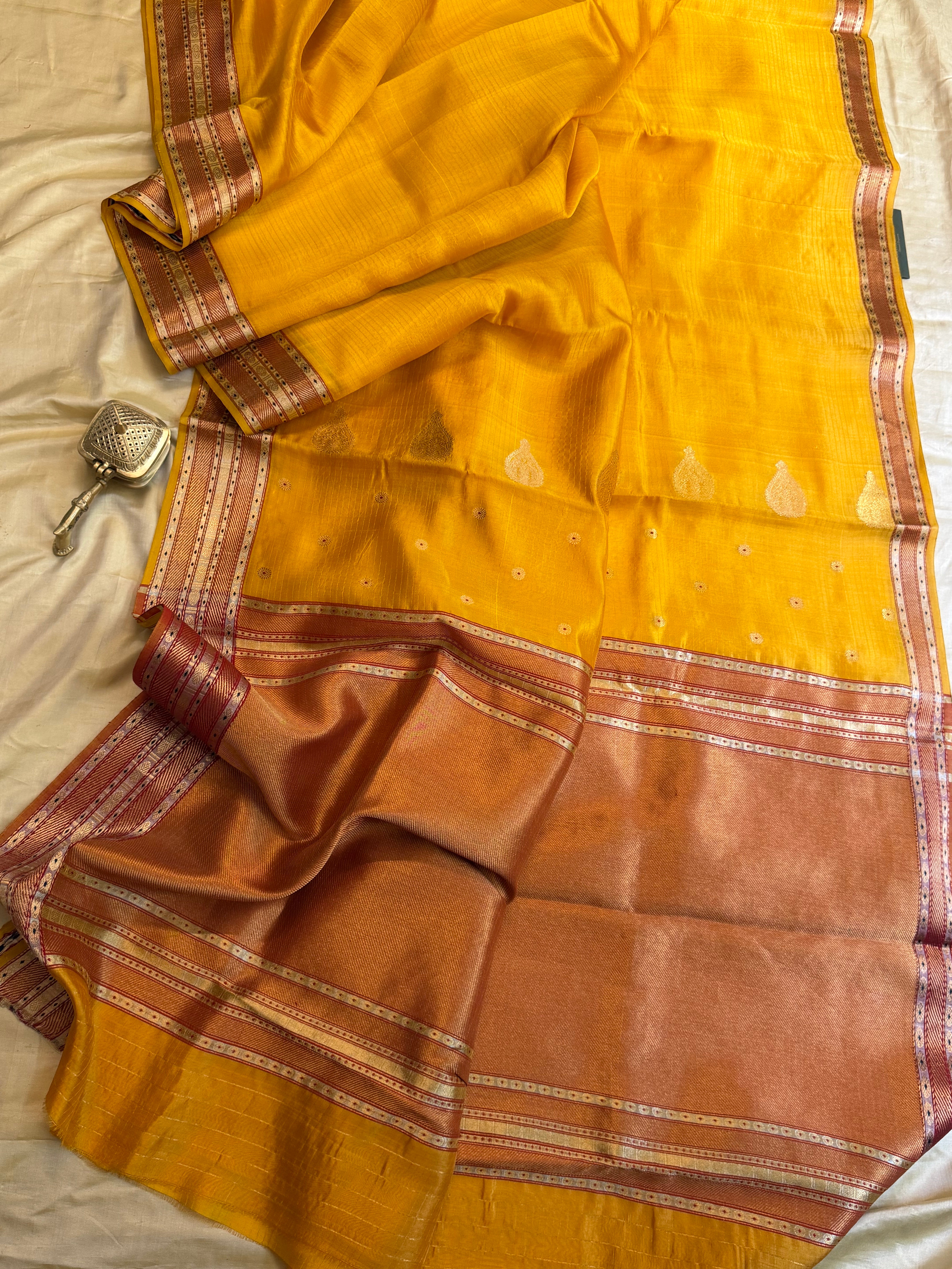 Ambe revival saree  / revival Chanderi silk