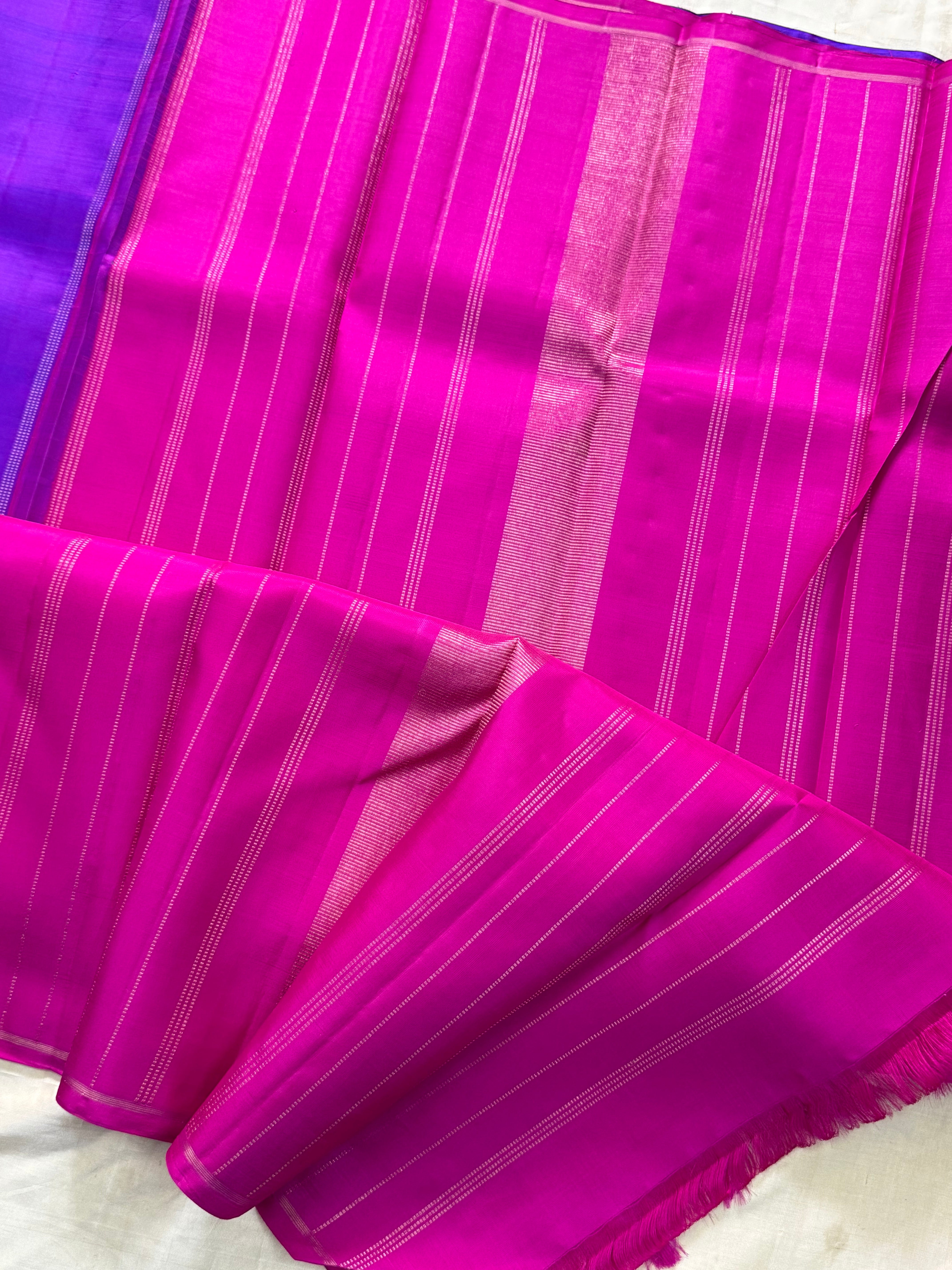 HALF AND HALF BODY ZARI/KANJIPURAM SILK SAREE CLSA 5447