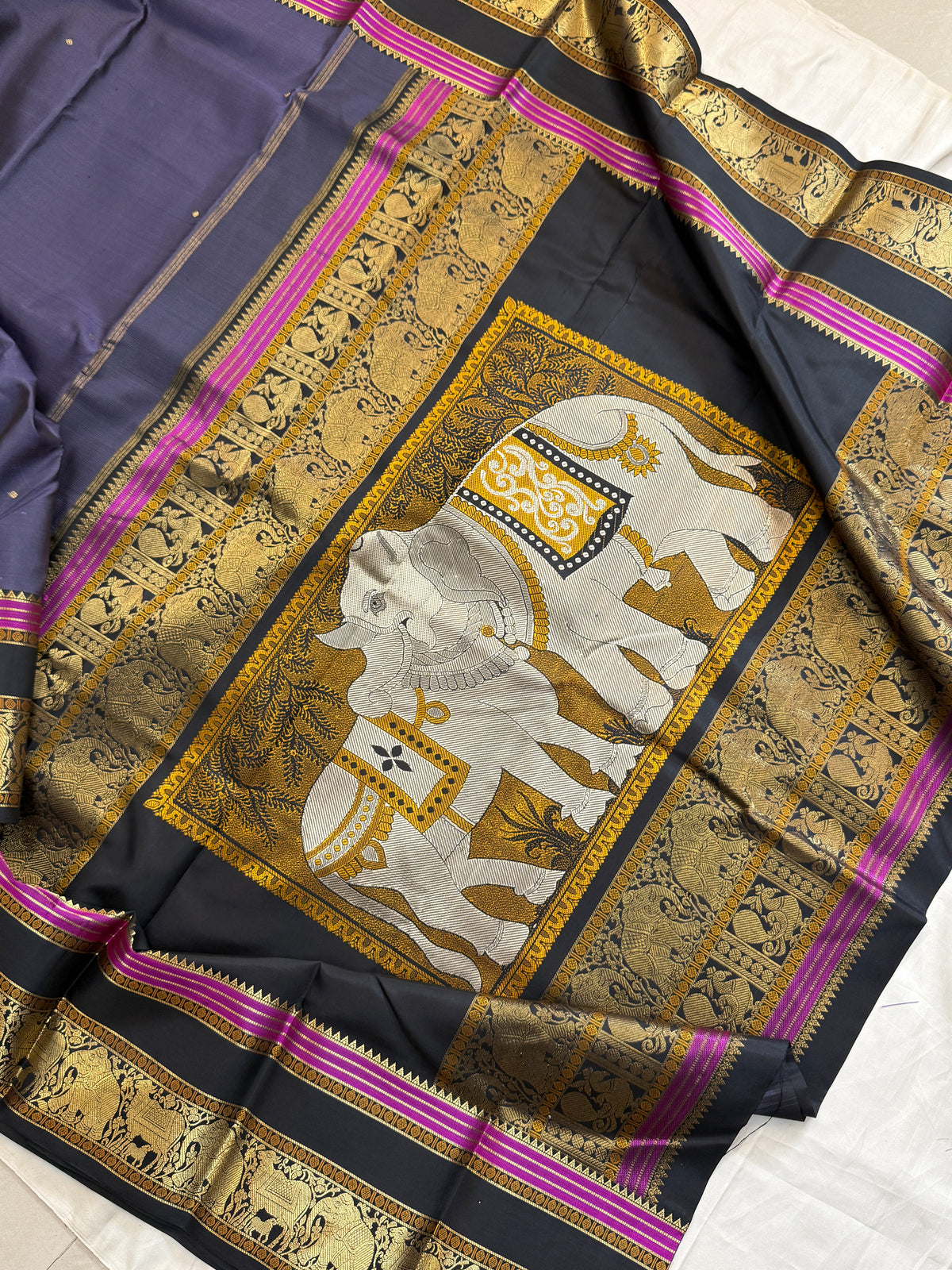 special edition- unique pallu and pure silk sarees clsa 12567