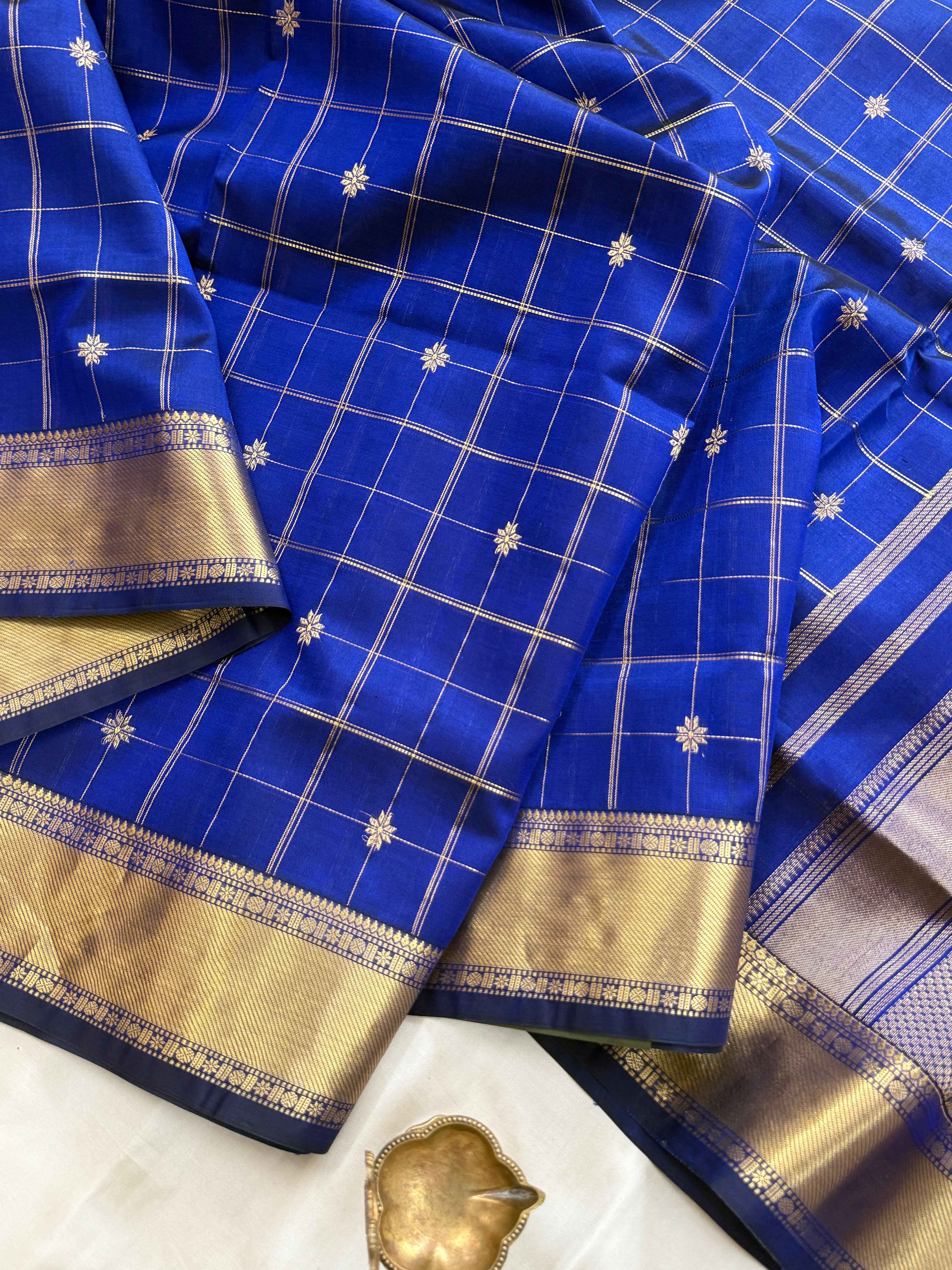 Checks star Butta silk cotton /CLSA11458