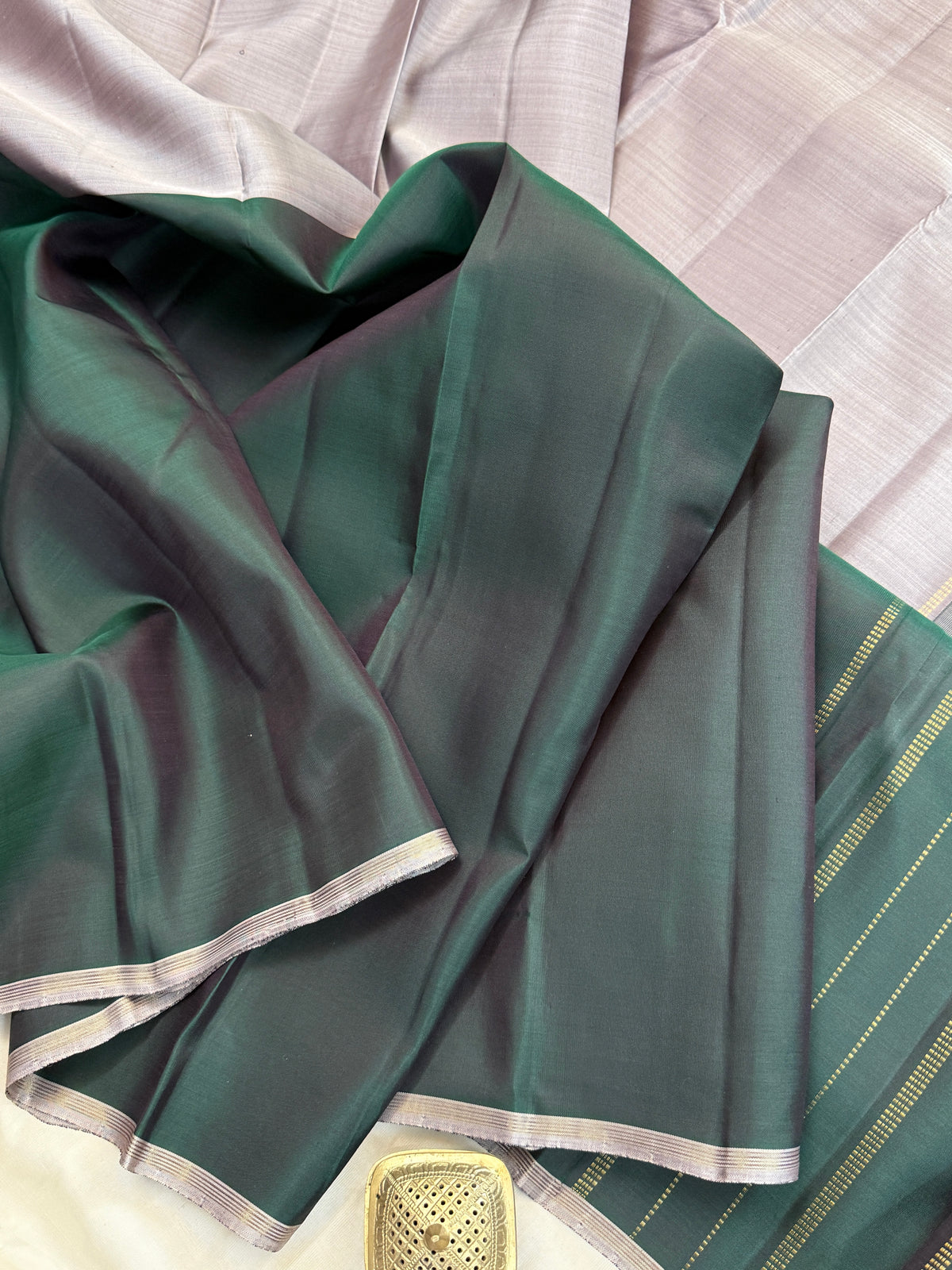 Half and Half pure Zari/Kanjipuram silk saree clsa 12323
