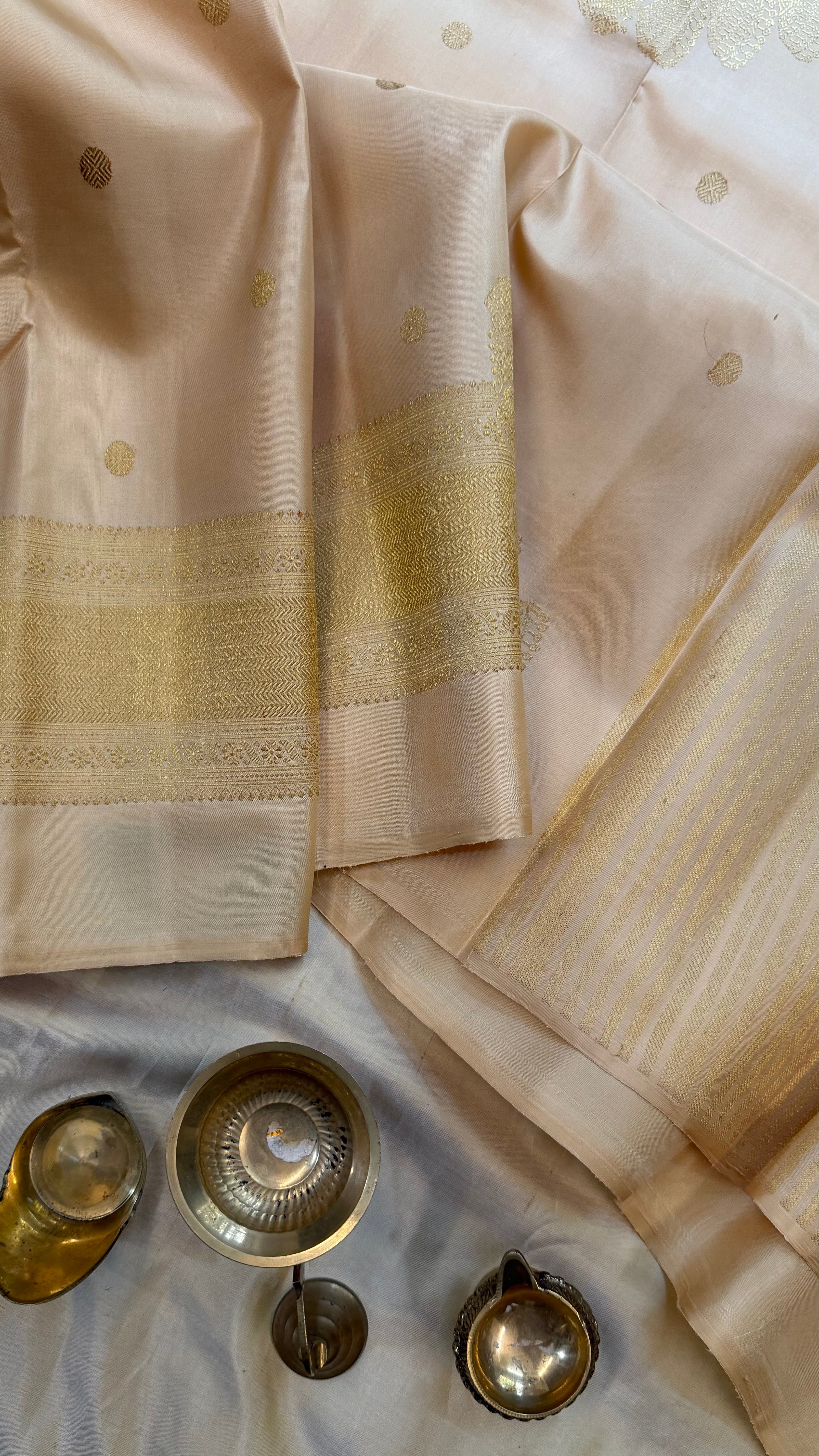 Odiyanam border jhimki palla  master weaver / Kanjipuram silk