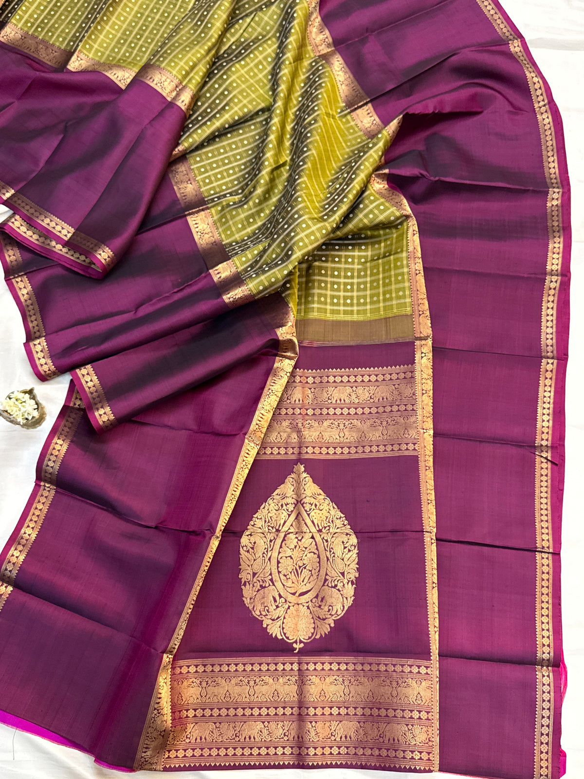 Festivel edit_Special edition_long border with body thread kattam silk saree/clsa 12413