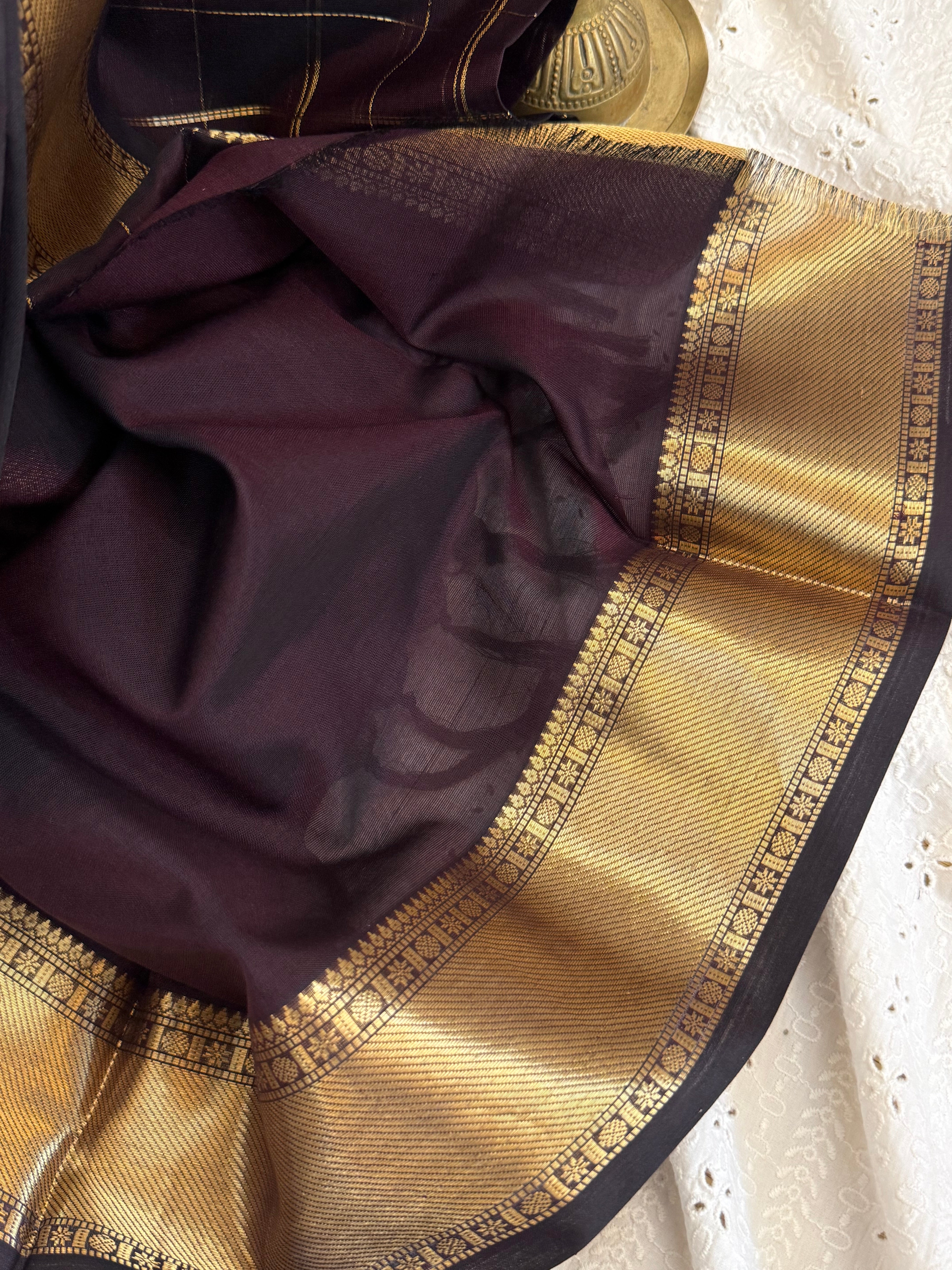 Deep paaku kattam star butta/ Premium Silk Cotton CL7191