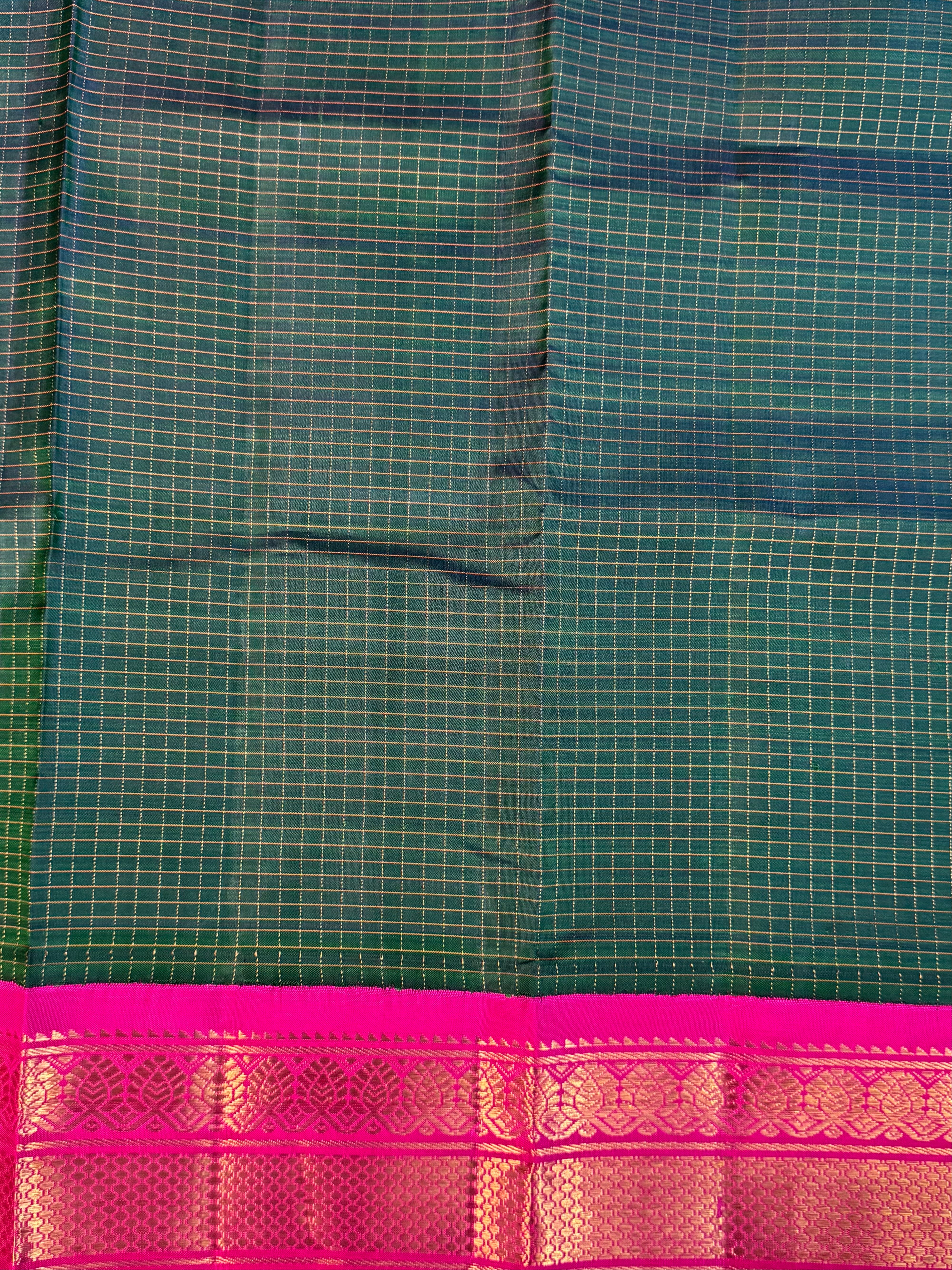 pavadai - 0-3years paavadai sattai/ kanjipuram silk 9390