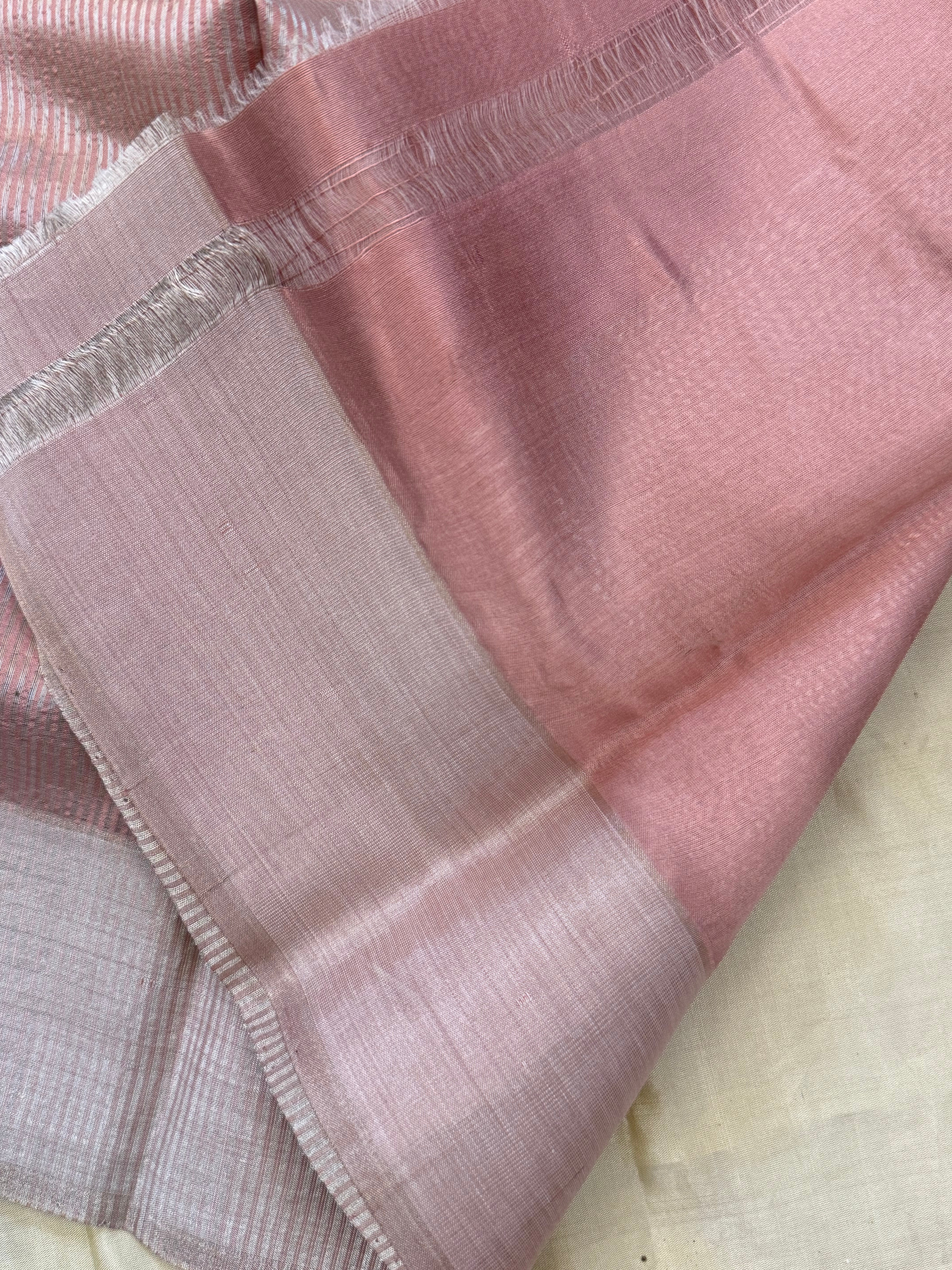 Onion pink swan butta / Chanderi silk / CLSA10874