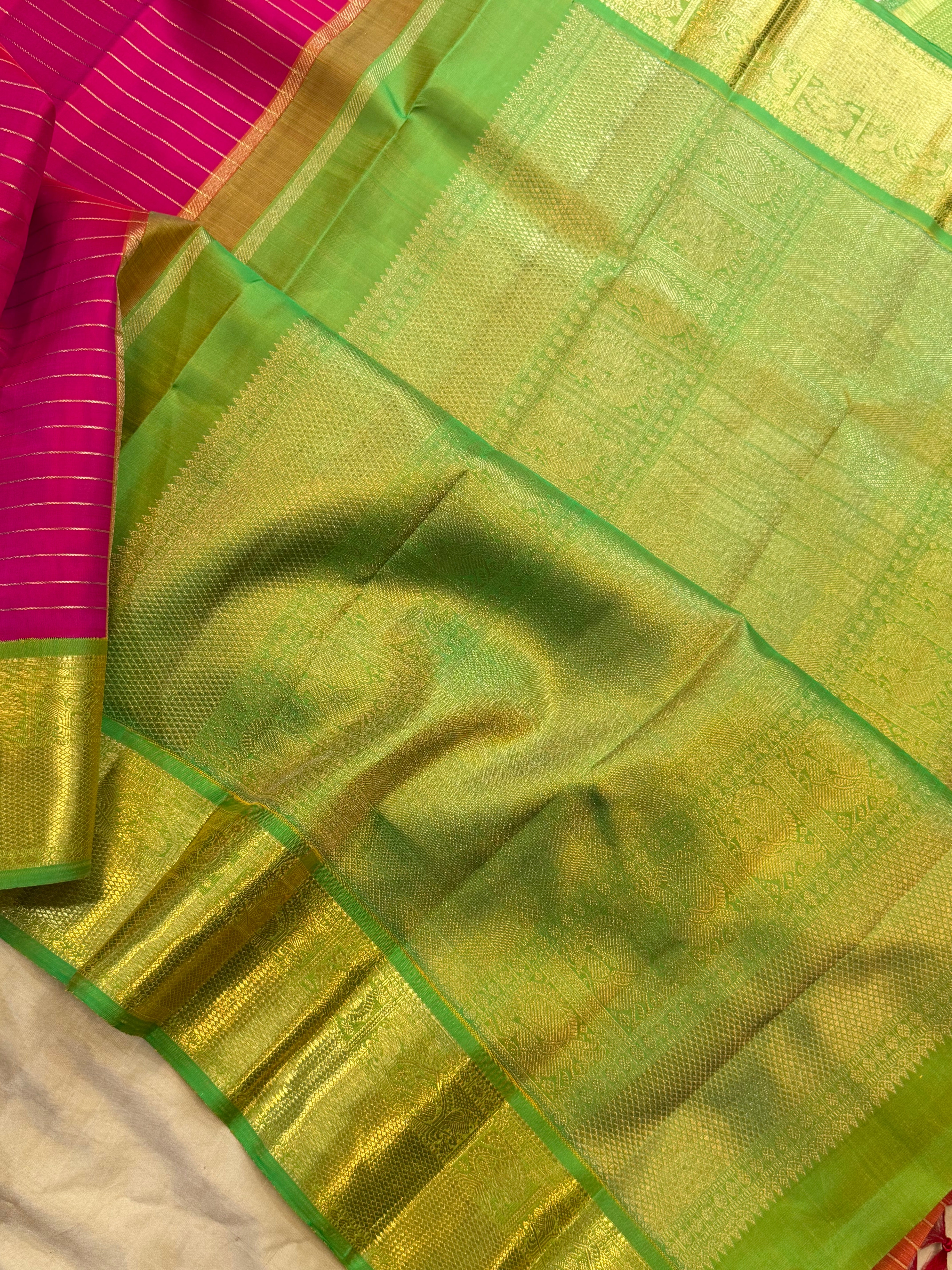 Veldhari Korvai / pure Kanjipuram silk
