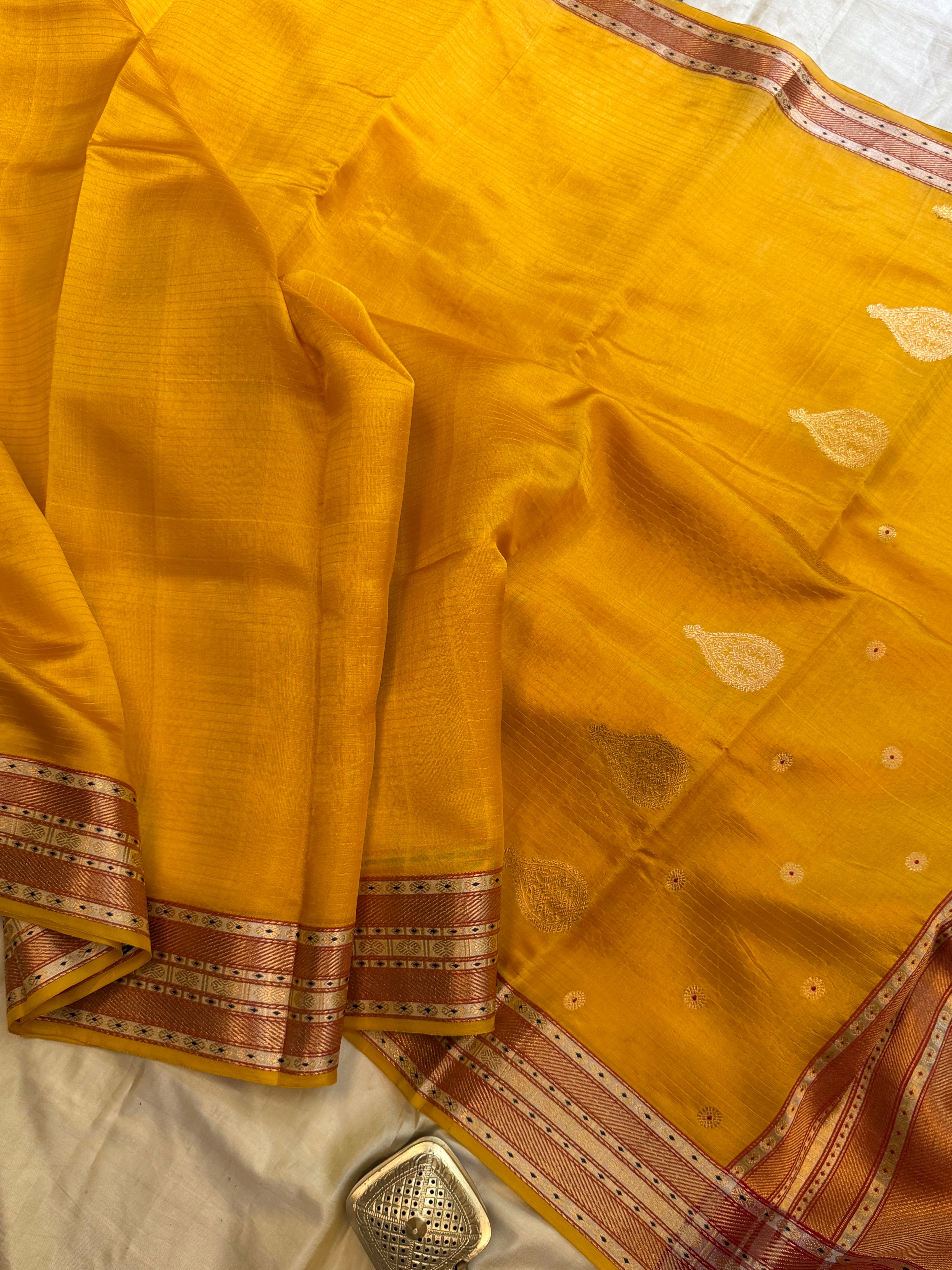Ambe revival saree  / revival Chanderi silk