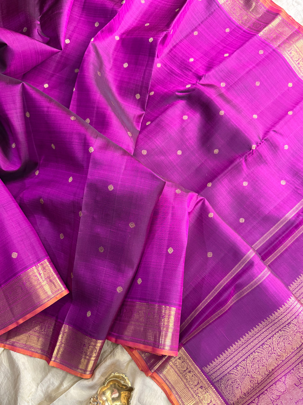 Vadamalli  body with pure zari/kanjipuram silk saree clsa 11766