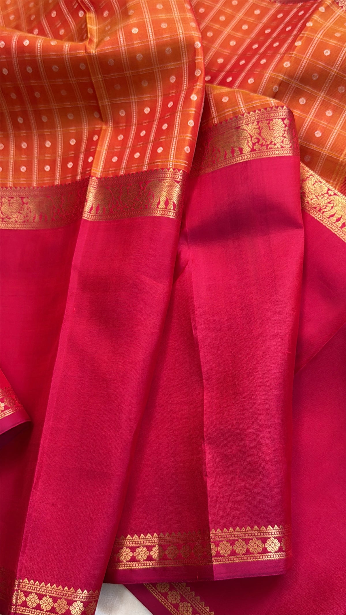 Special edition long border with body thread Butta silk saree/clsa 12414