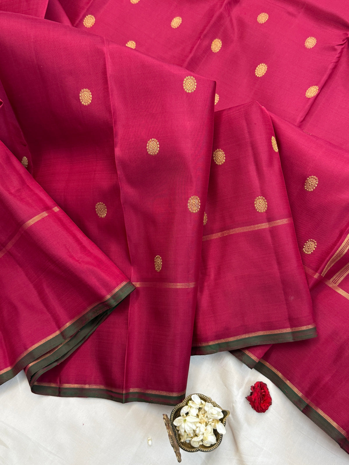 Arakku butta/Kanjipuram silk saree clsa 11643