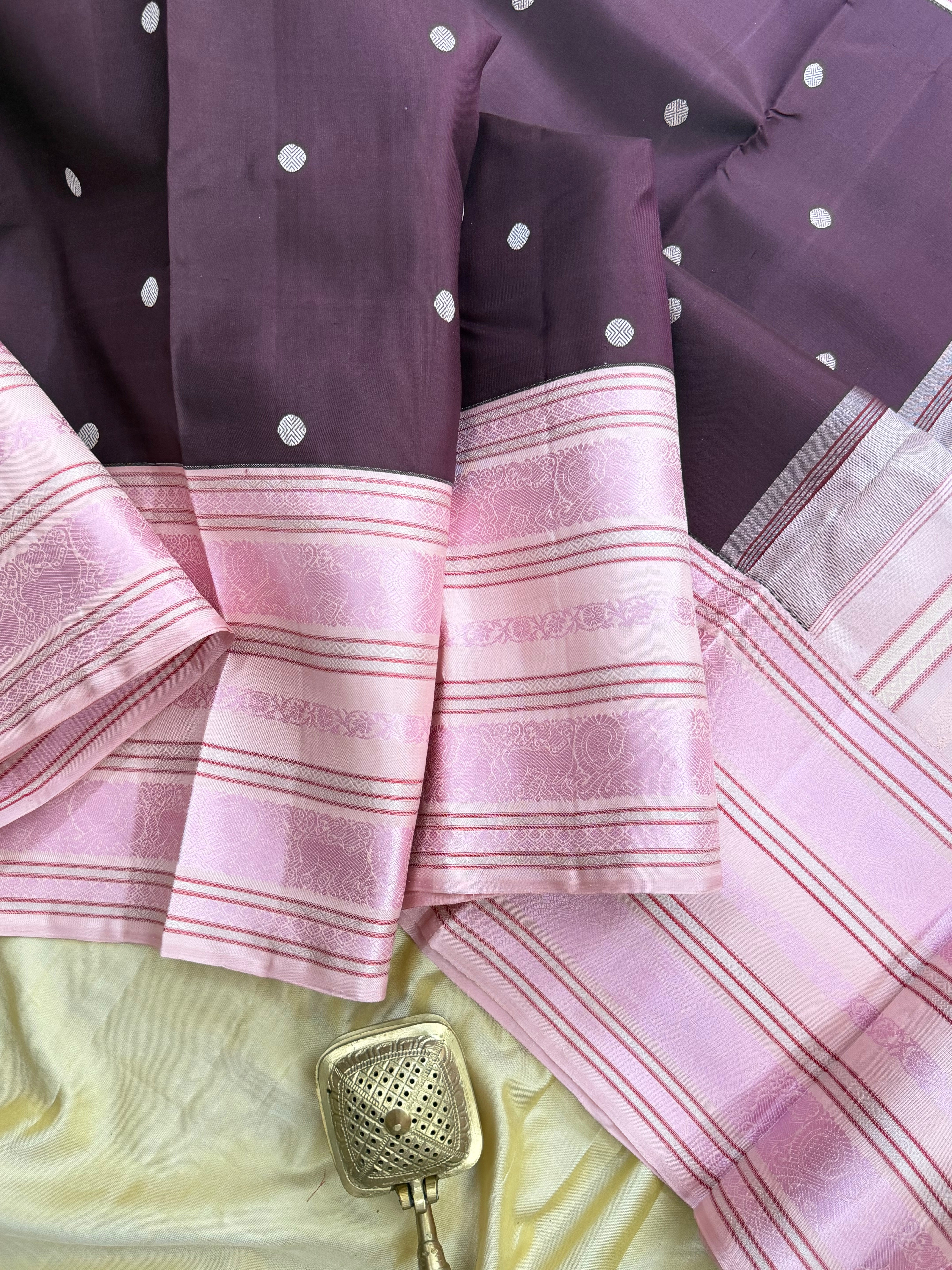 Vintage varisapet thread  pet  Korvai  / Arani silk