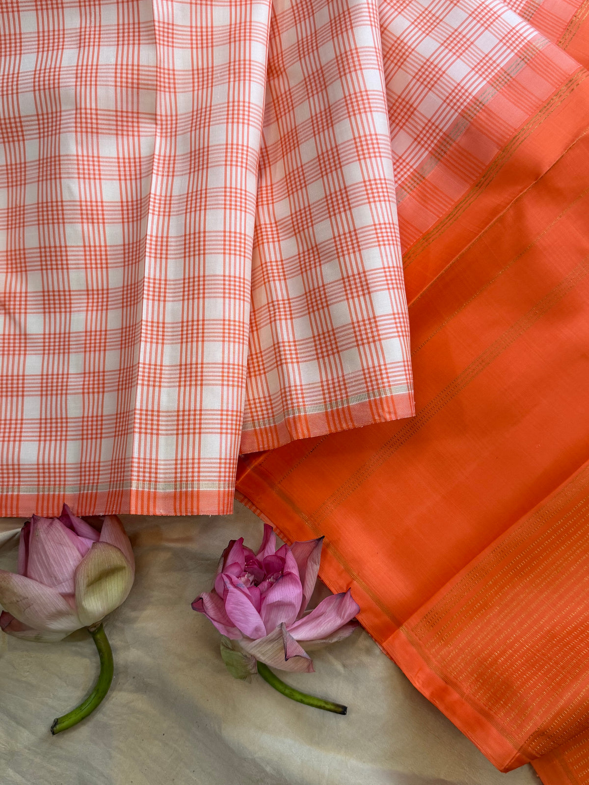 Chettinad Kattam simple pure Zari Kanjipuram clsa12780
