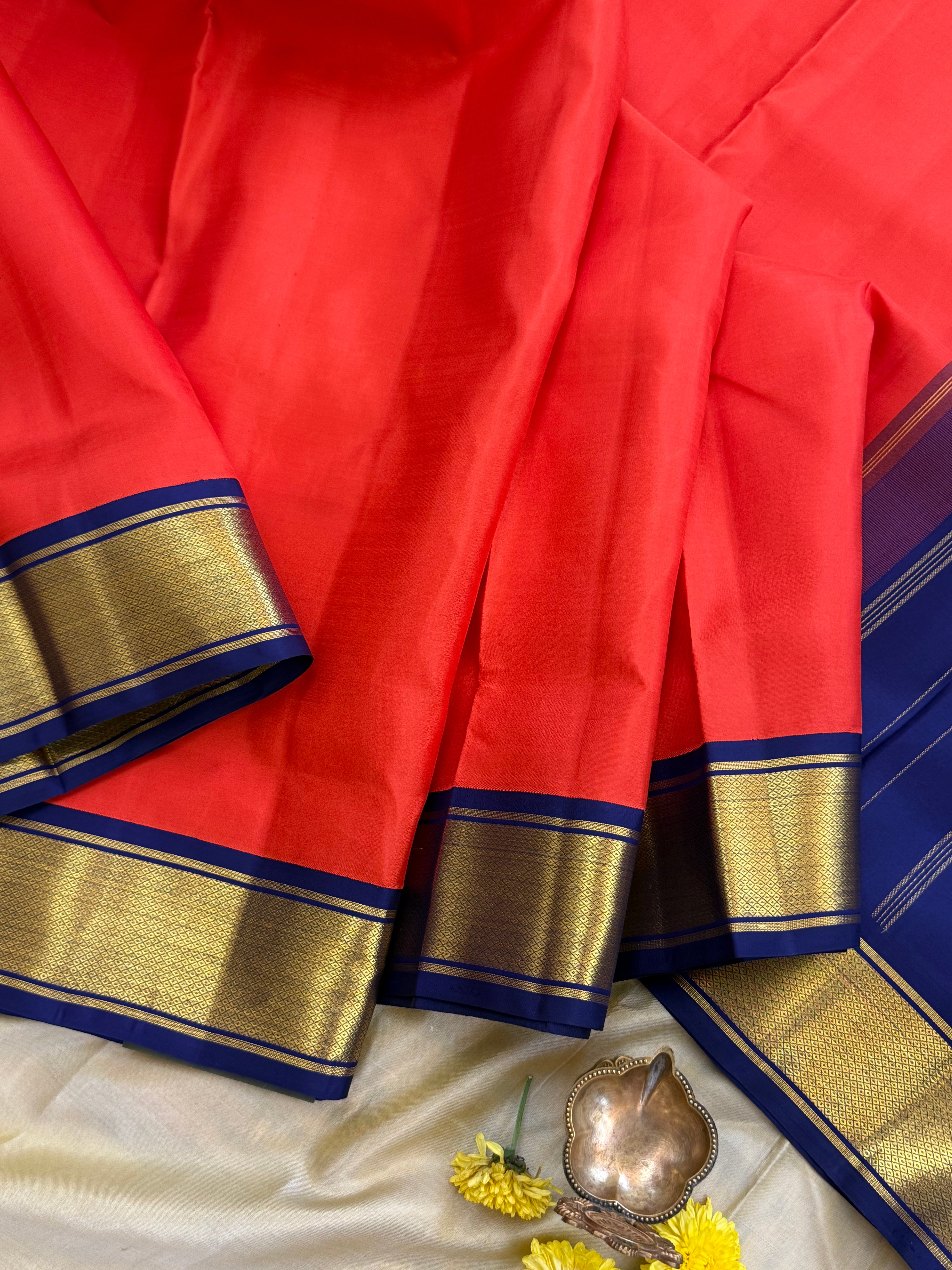 10 YARDS KORVAI / KANJIPURAM SILK SAREE CLSA 7668
