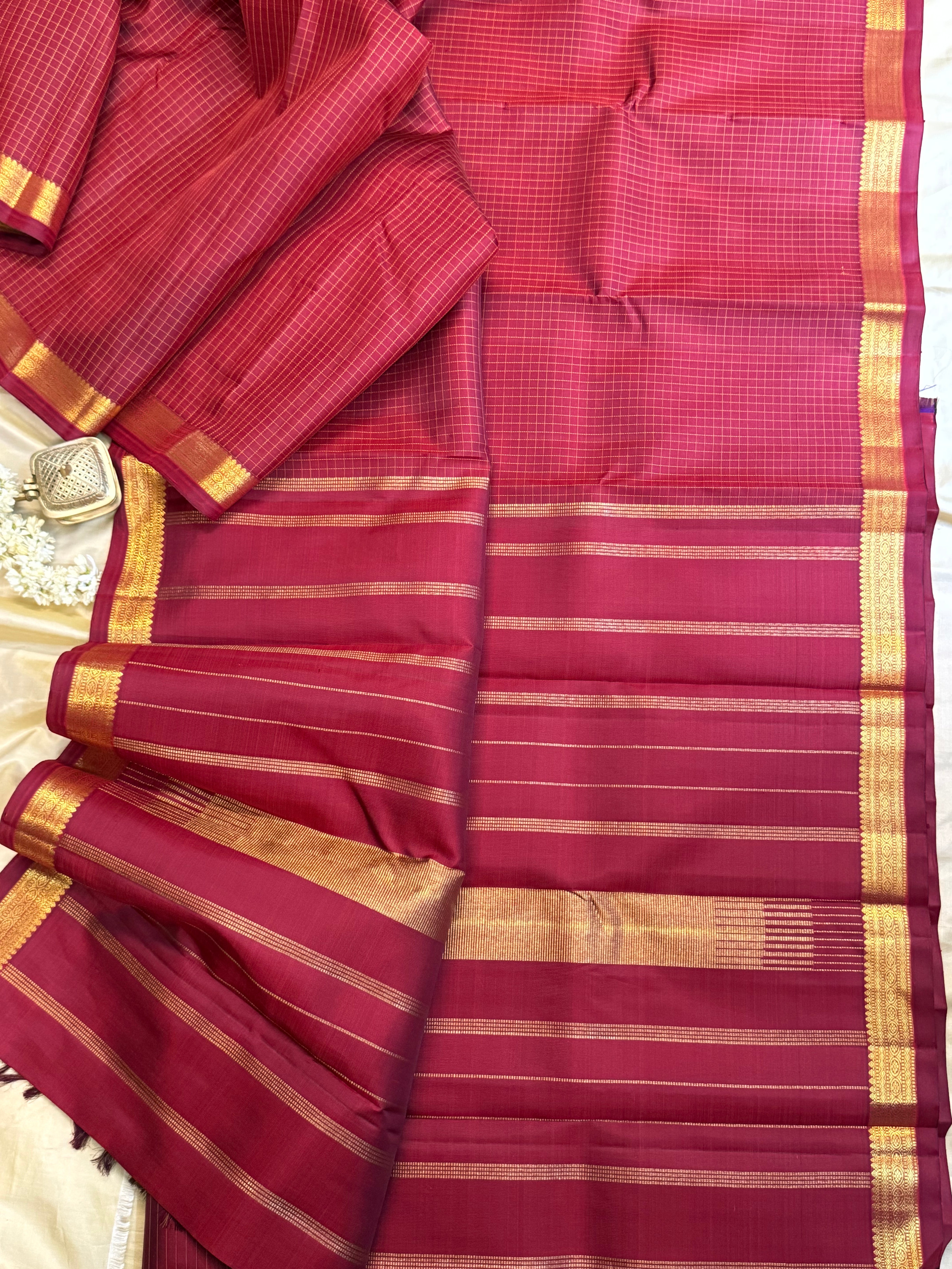 Araku kattam / Kanjipuram silk