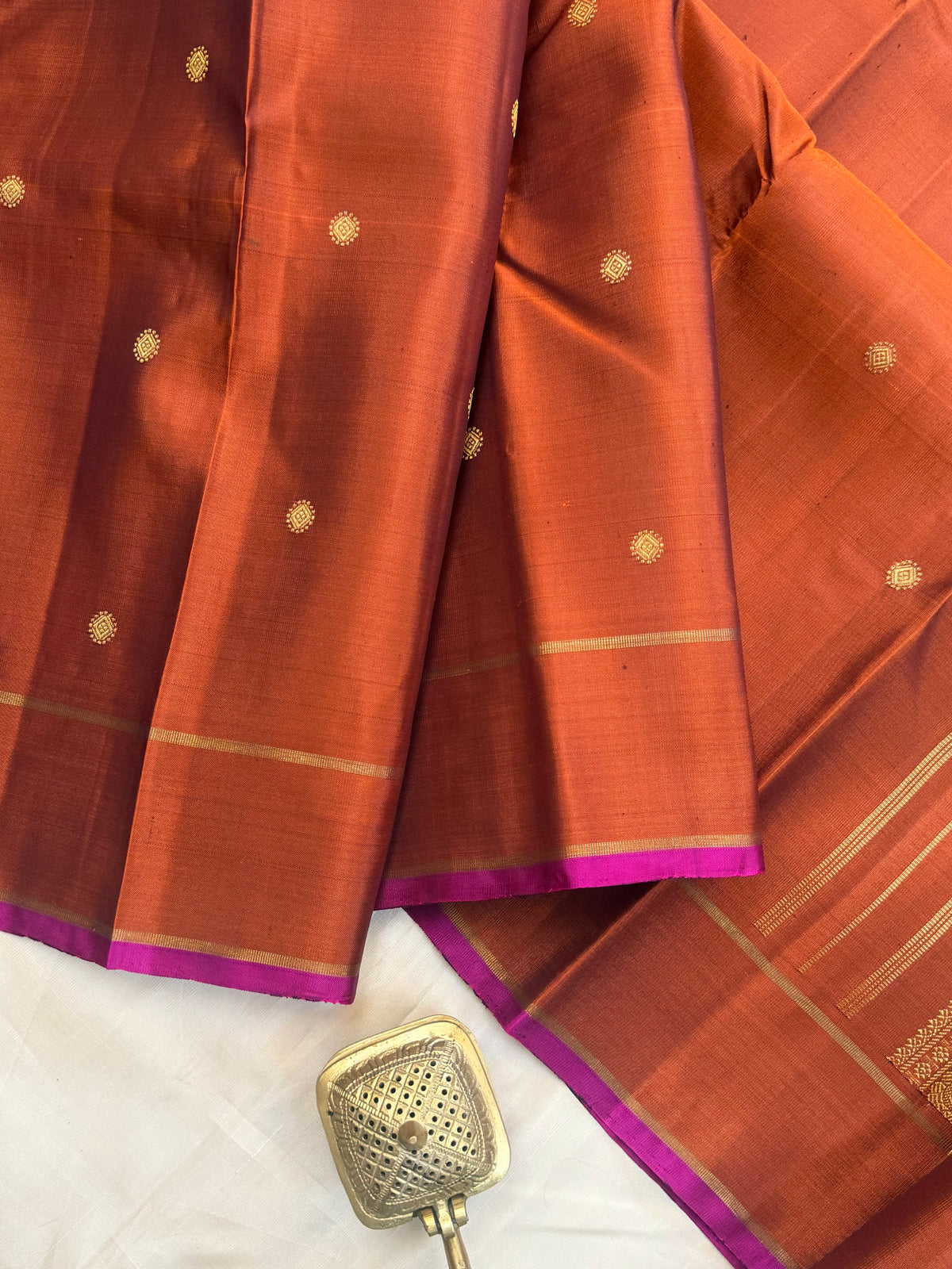 Rust Butta /Silk Kanjipuram CLSA11562