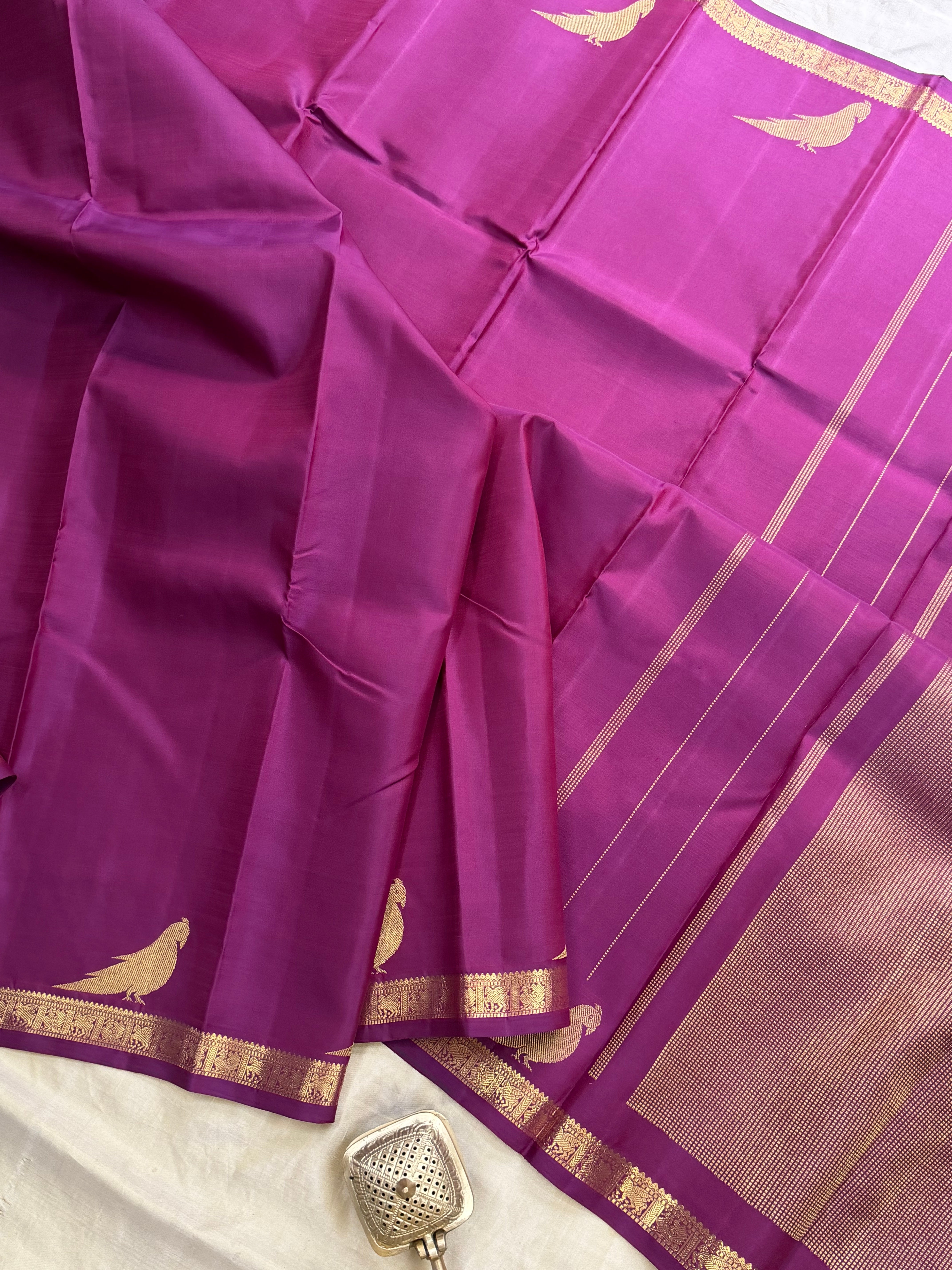 Paaku Kili border  / Budget friendly Kanjipuram silk sarees