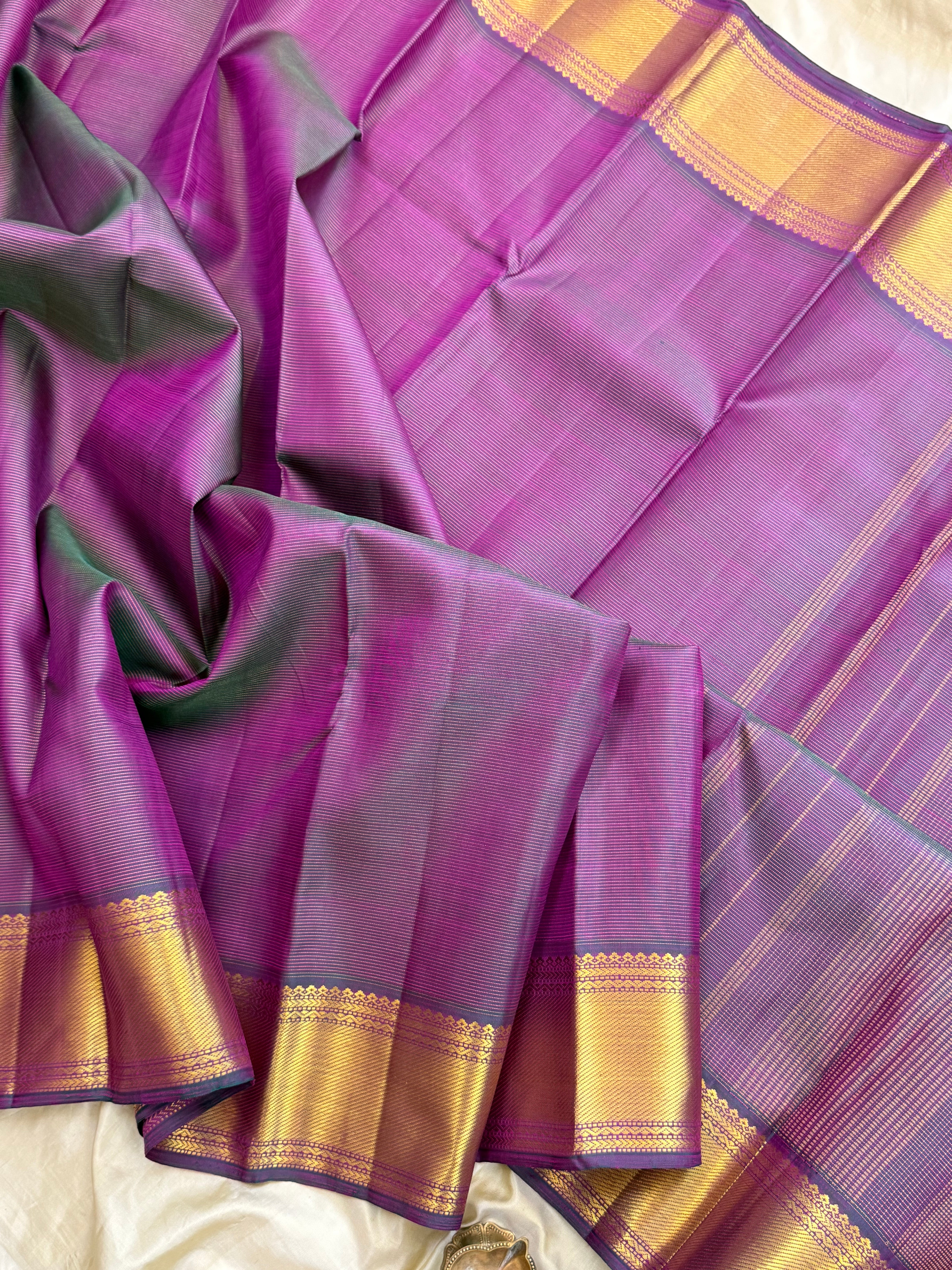 Vadamalli shot green vairaoosi/ Arani silk CL10105