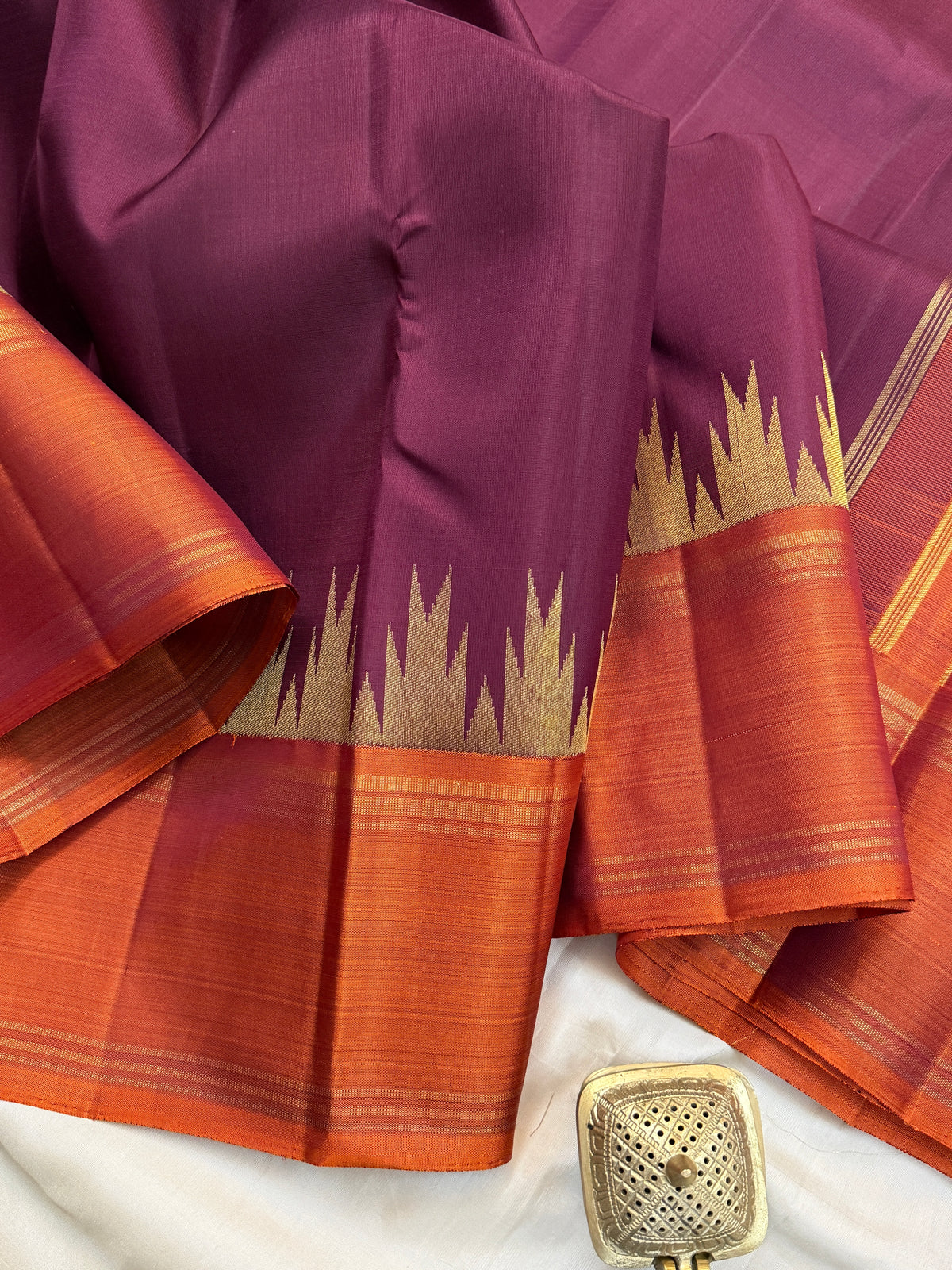8 kol Paaku /Kanjipuram silk saree clsa 11962