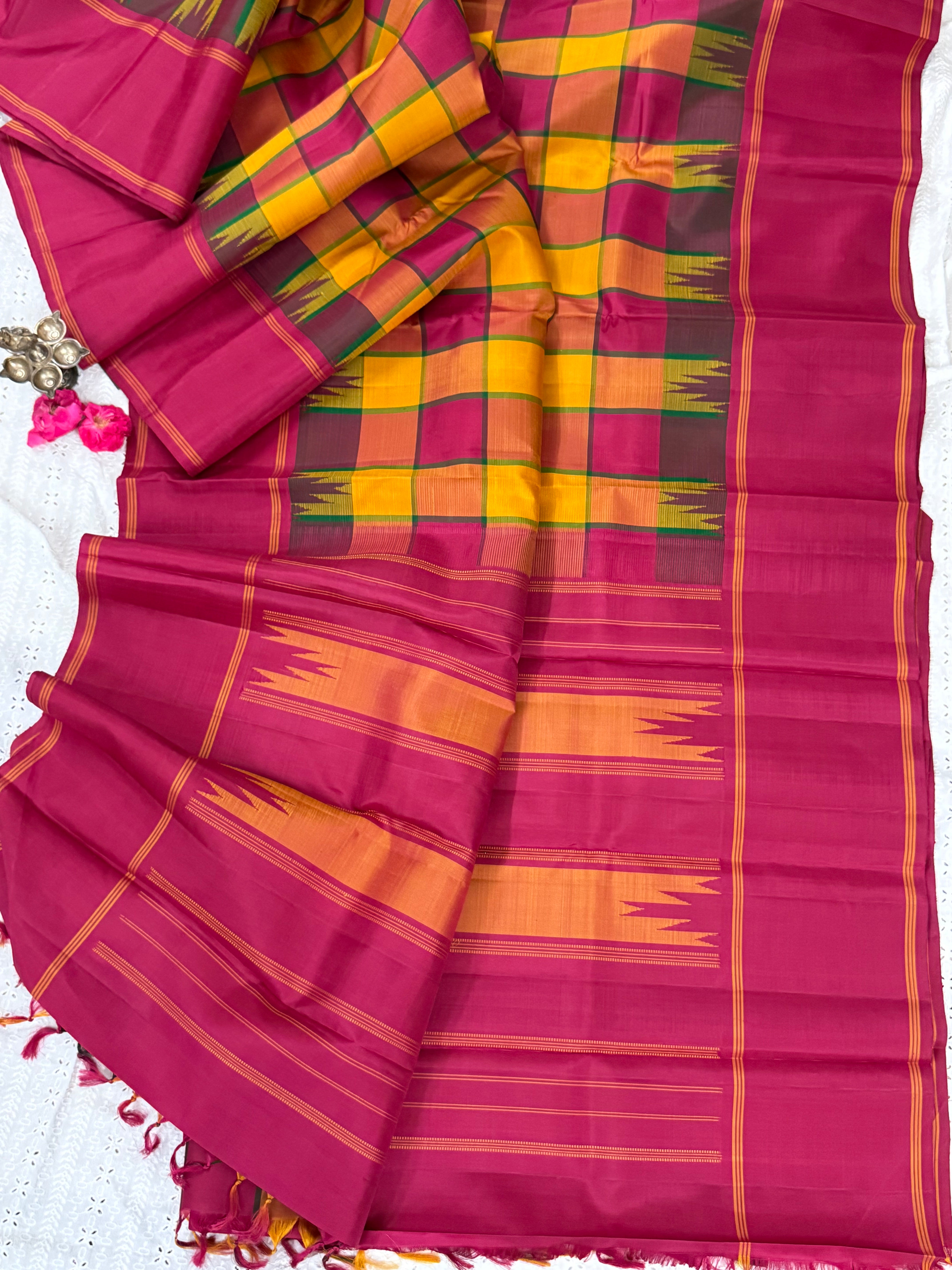 Paalum pazhamum kattam / Arani silk