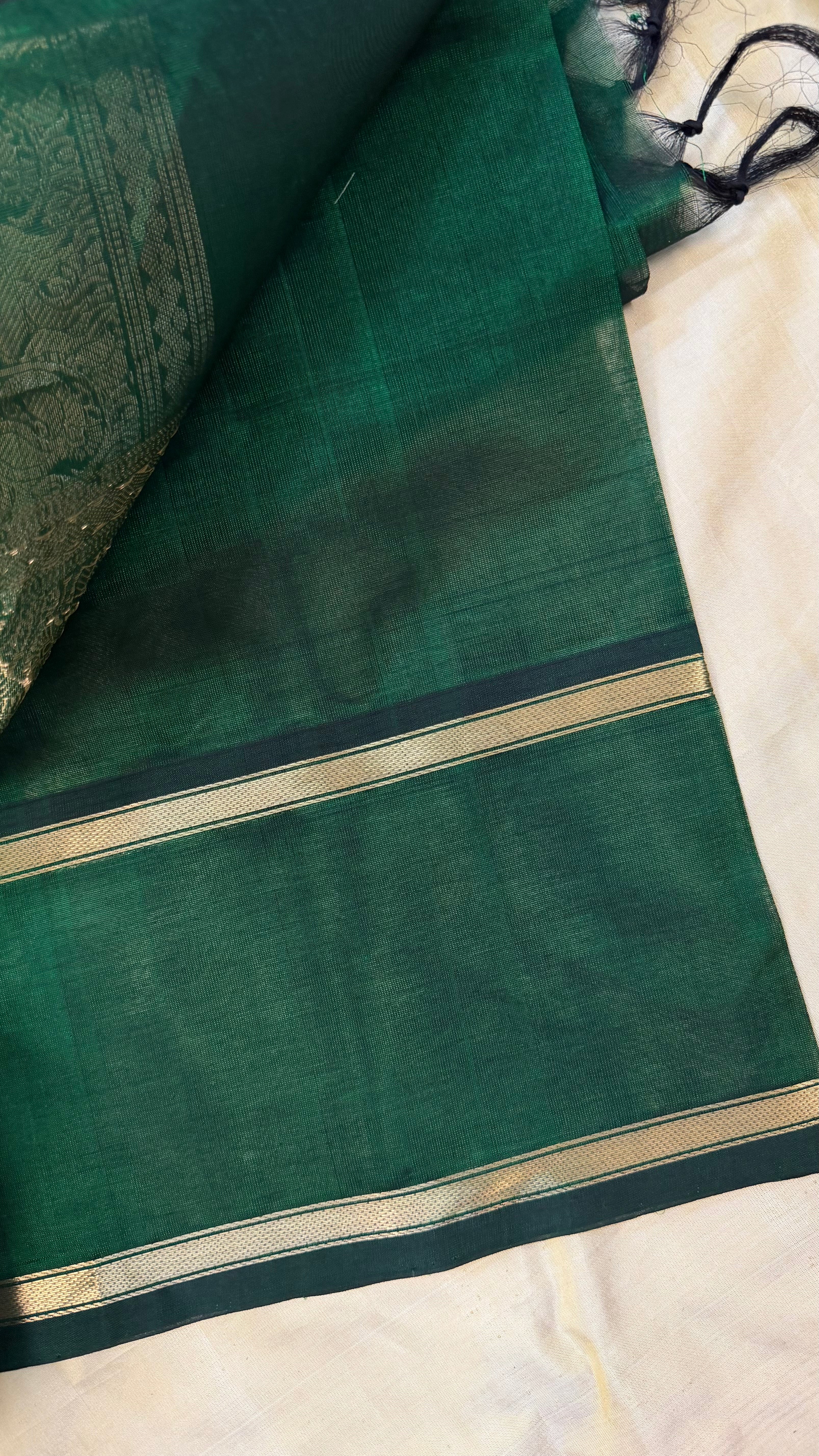 Green Chettinad kattam / Silk Cotton