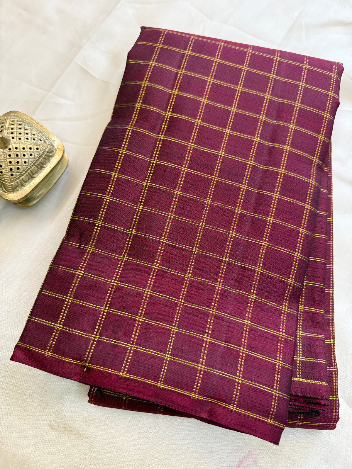 Araku zari kattam/ kanjipuram silk blouse fabric CLSA10943 (per metre)