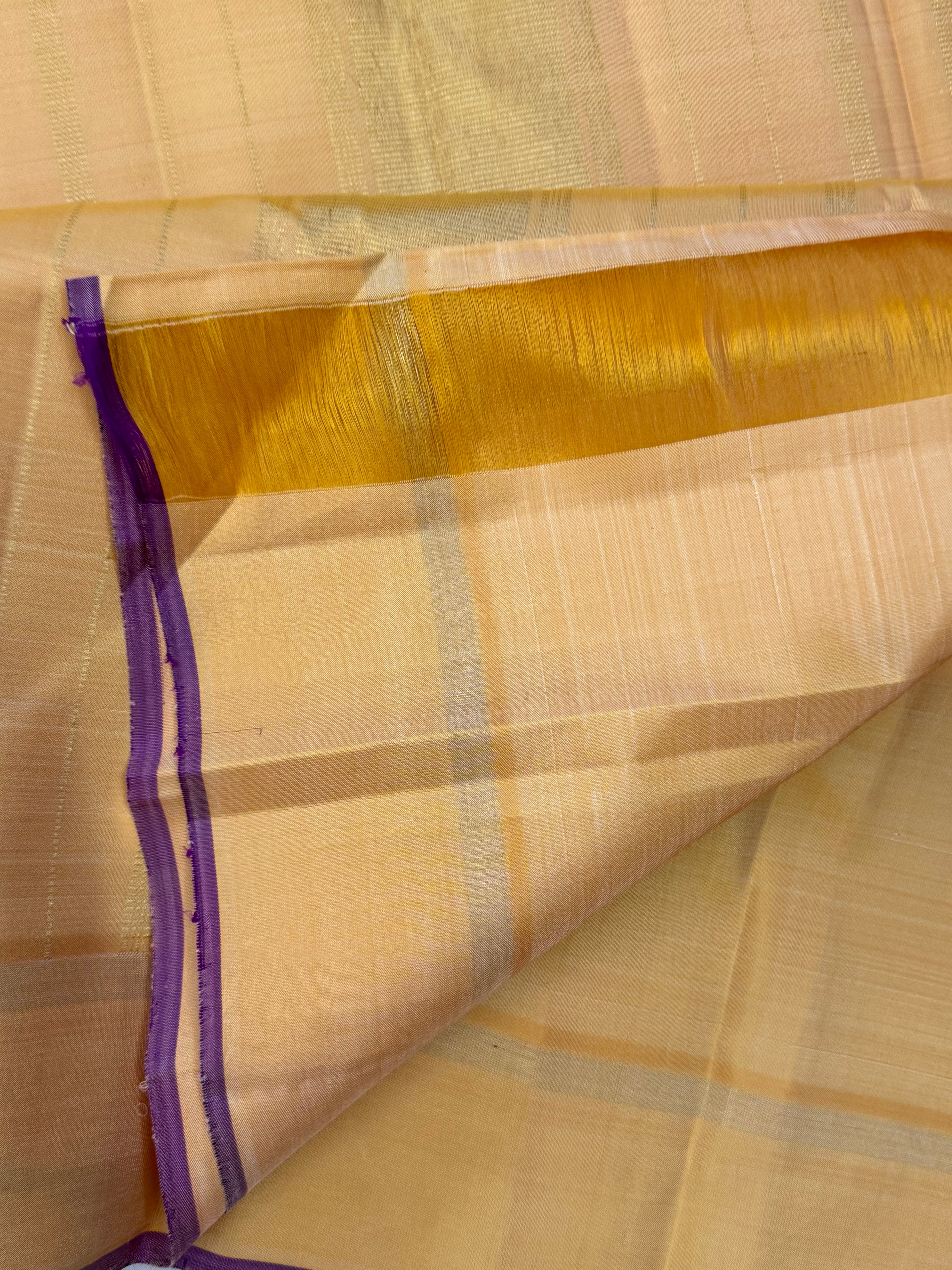 Off sandal chakram butta / KANJIPURAM SILK SAREE CLSA 10095