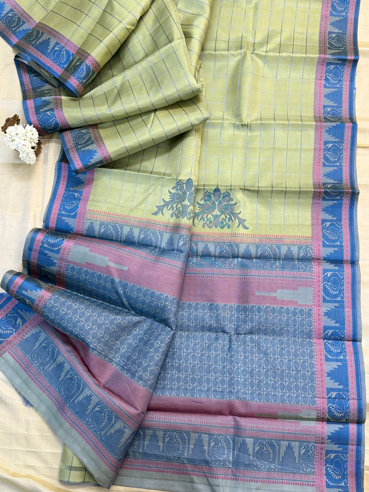 Soft silk-Thread work Kanjipuram clsa4082