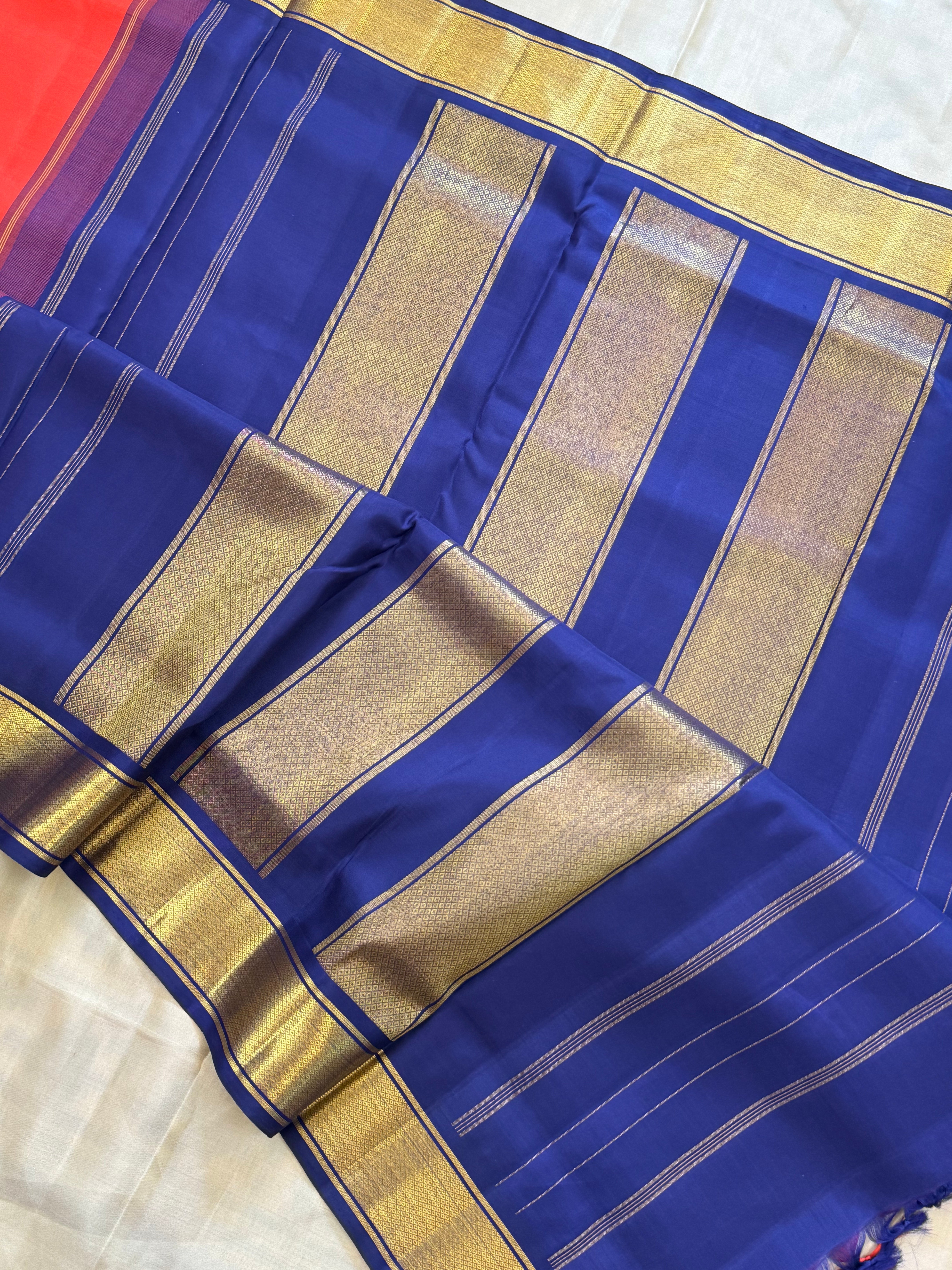 10 YARDS KORVAI / KANJIPURAM SILK SAREE CLSA 7668