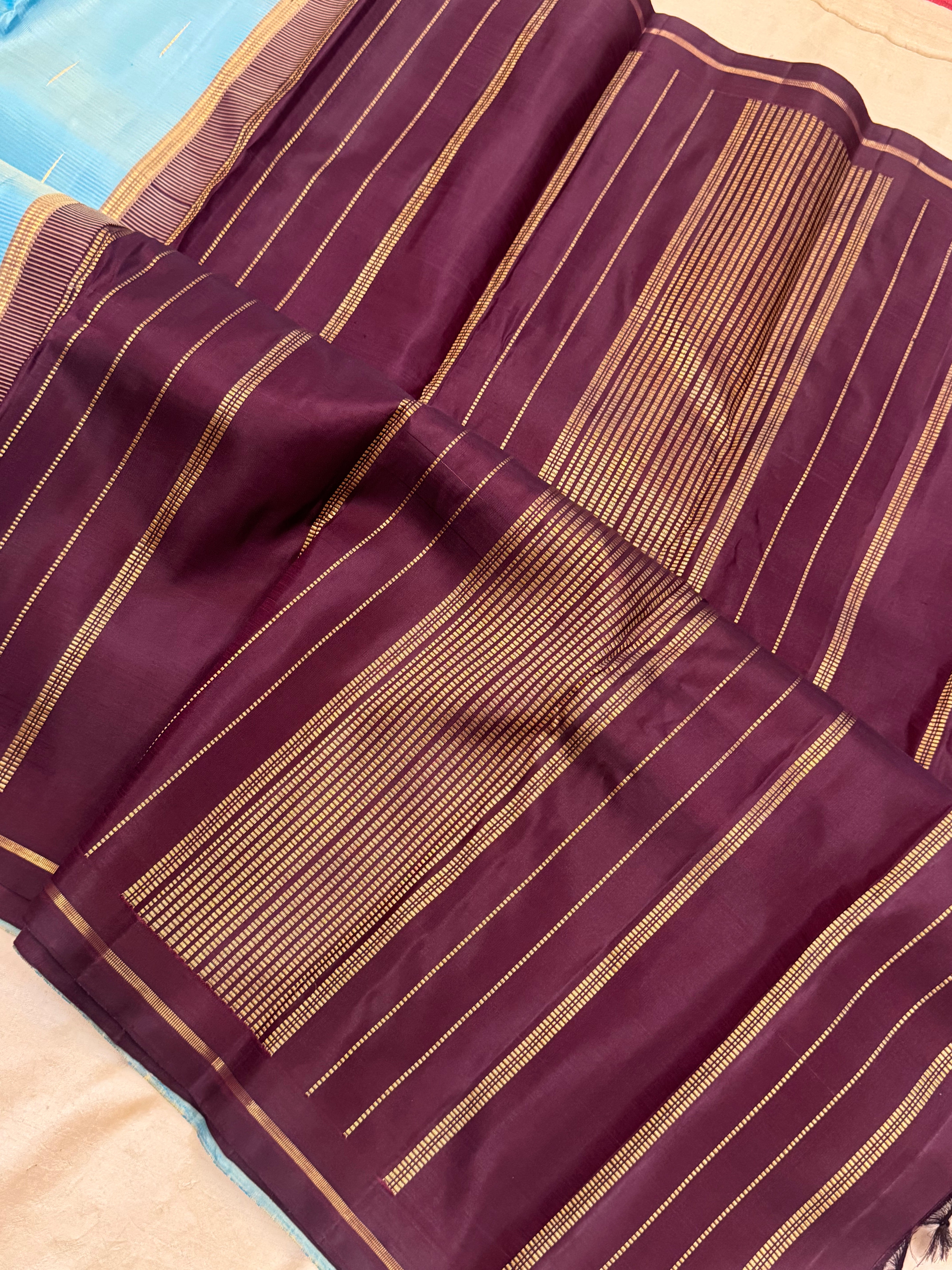 Malli moggu powder blue    / Kanjipuram silk CLSA9890