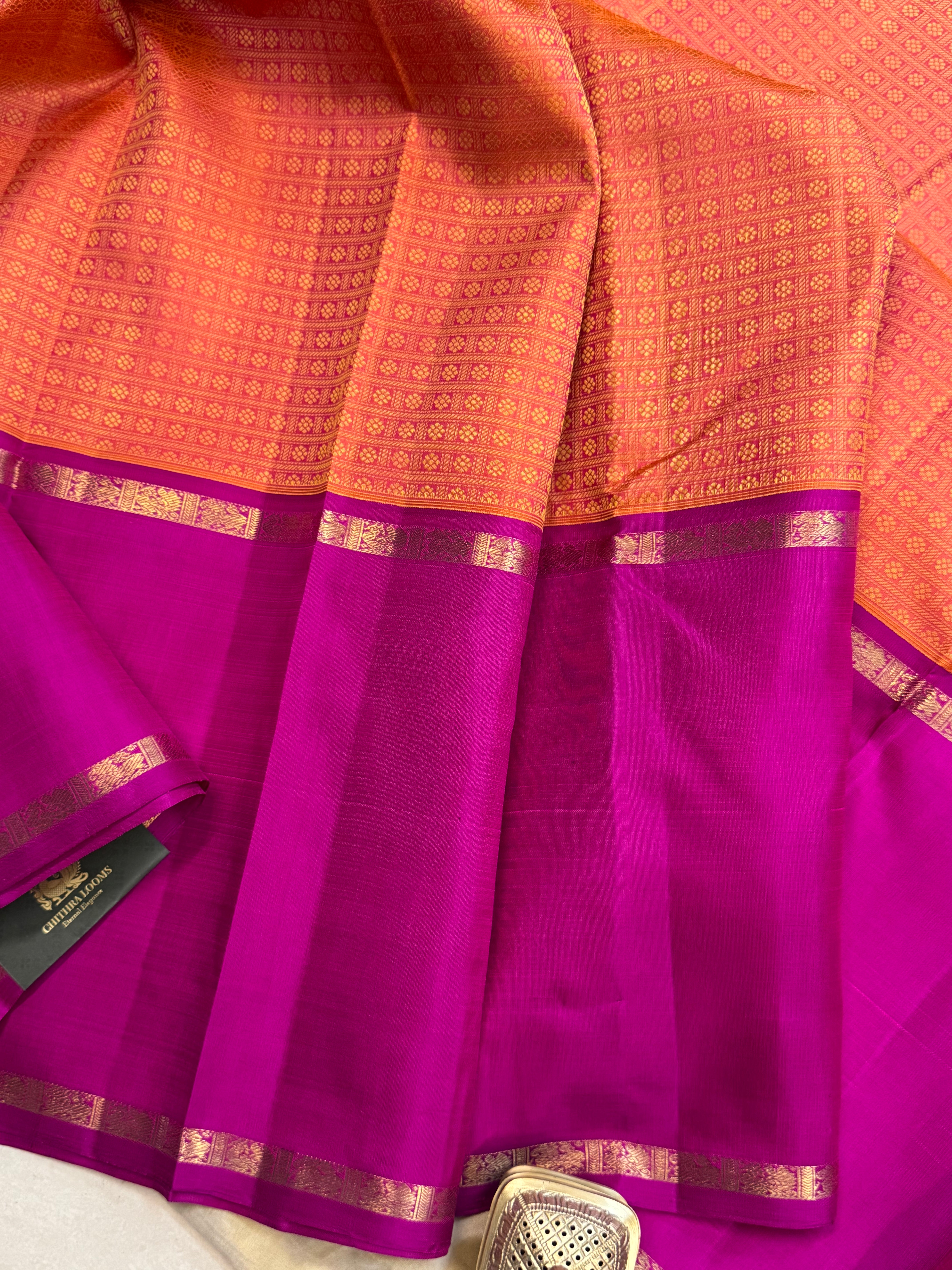 Kanagambaram Laksham Butta / kanjipuram silk